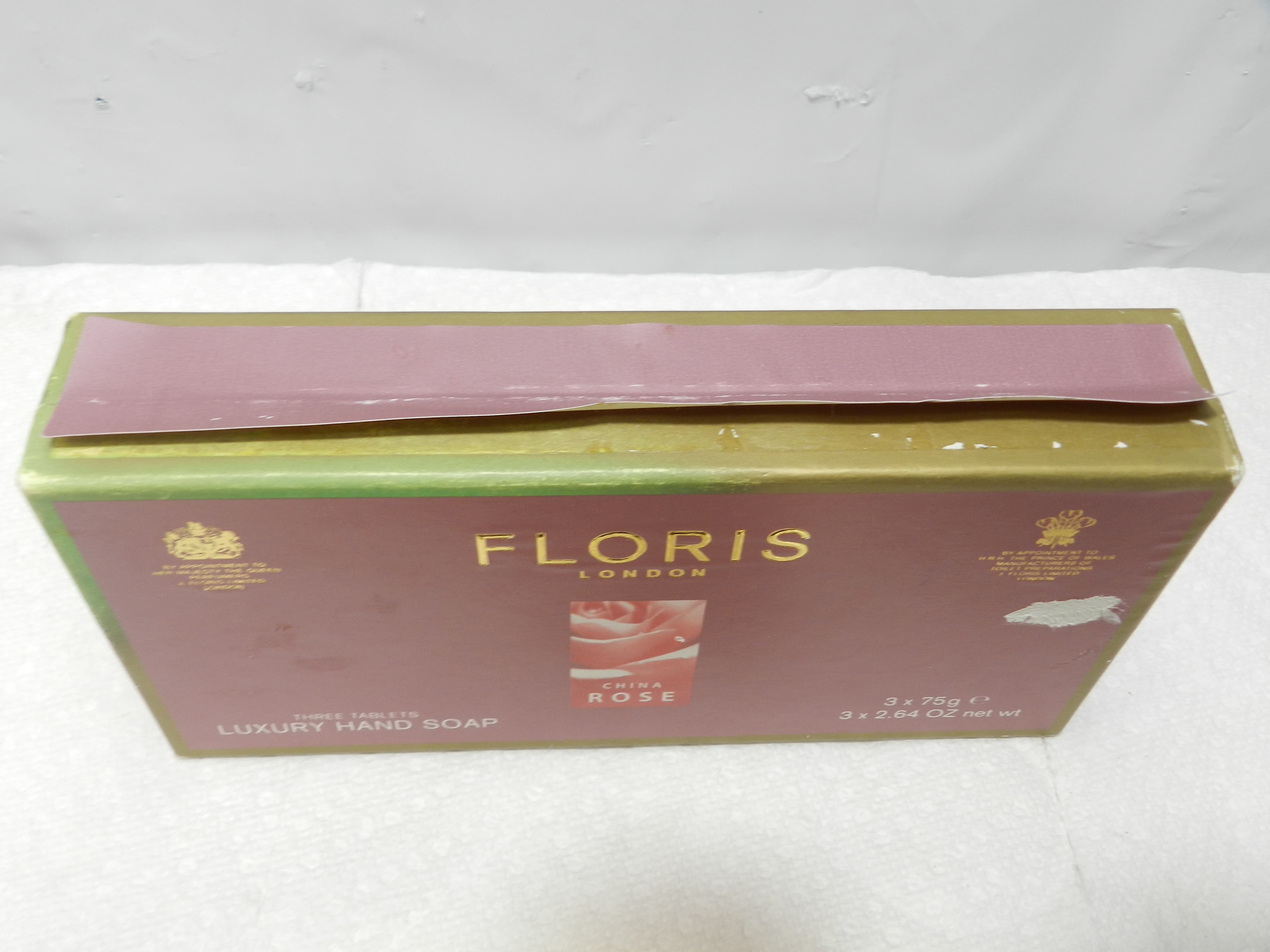 Floris London China Rose Bouquet Triple Milled Luxury Hand Soap 3 x 2.64 oz N60J - Thumbnail 5