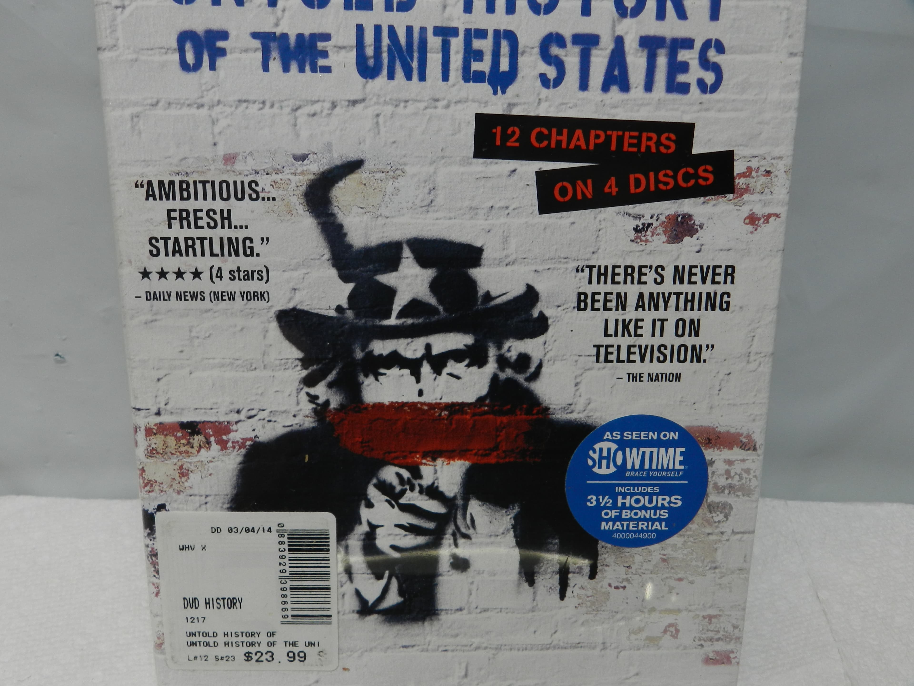 Oliver Stones Untold History of the United States DVD 4-Disc Box Set Sealed N62J - Thumbnail 4