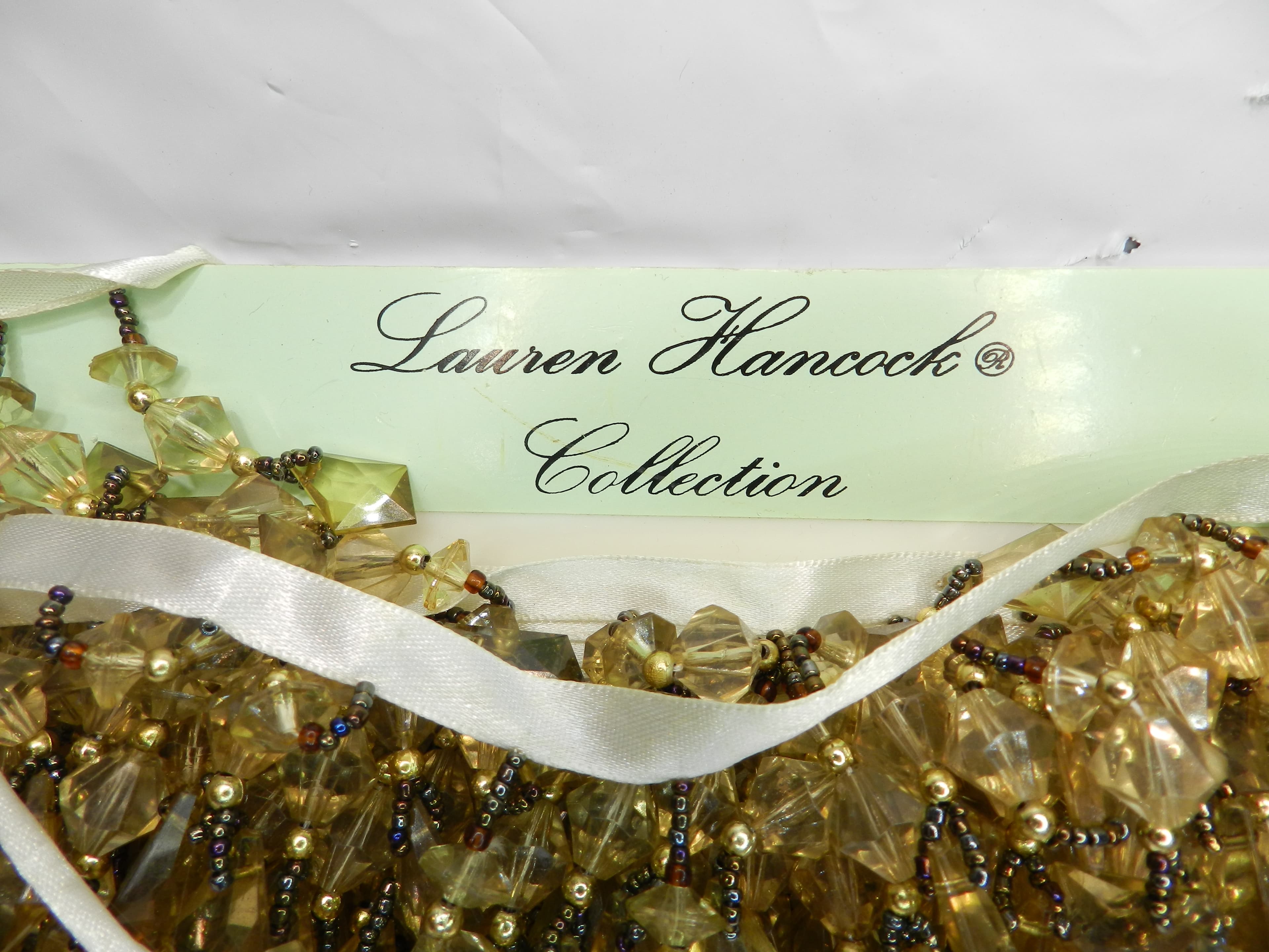 Lauren Hancock cCollection SA283 Bead Fringe Trim Sewing 6.79 Yards Amber N65JJ - Thumbnail 5