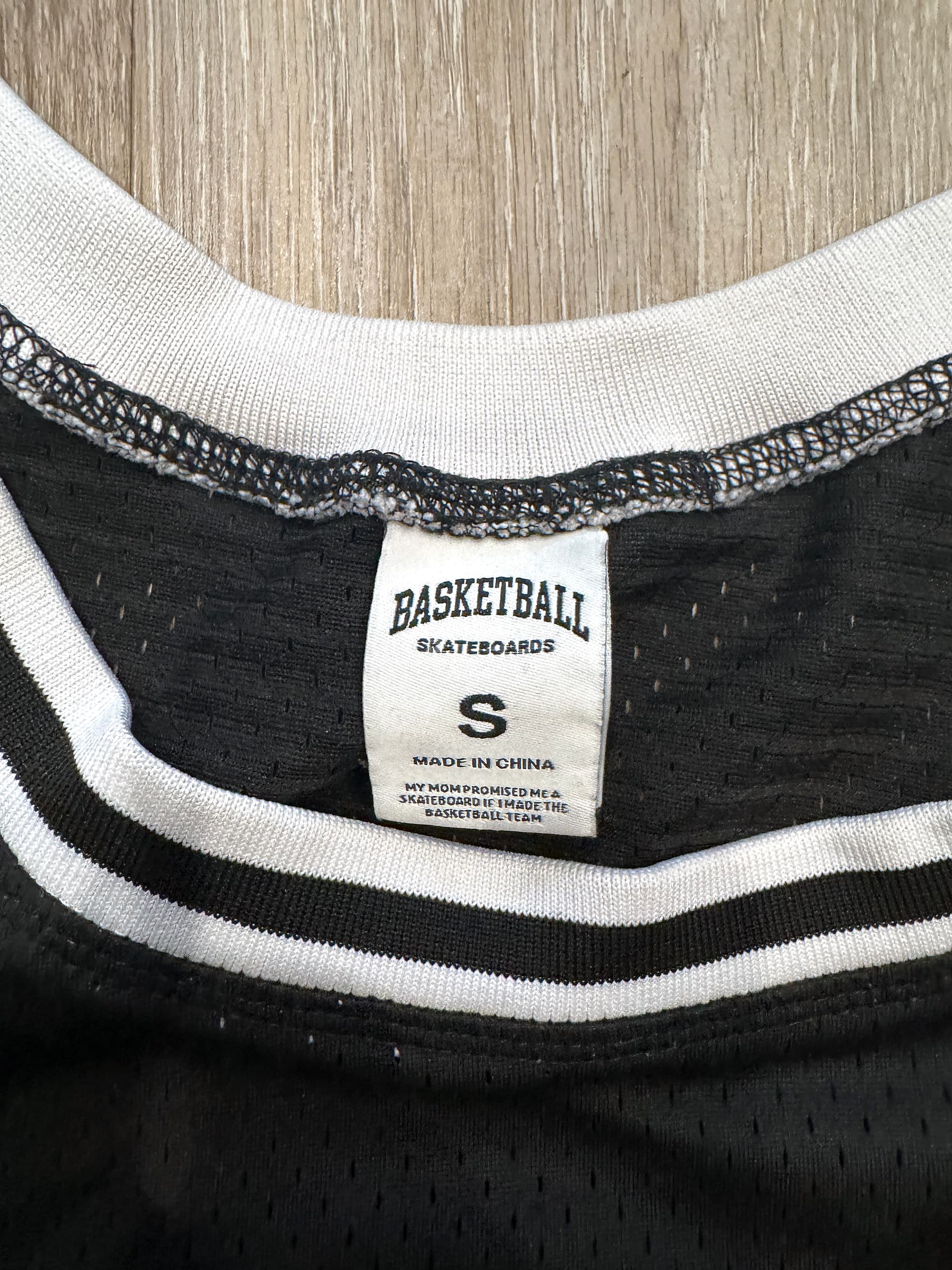 Heron Preston Basketball Skateboards Rhinestone Bling Black Jersey - Size S - Thumbnail 4