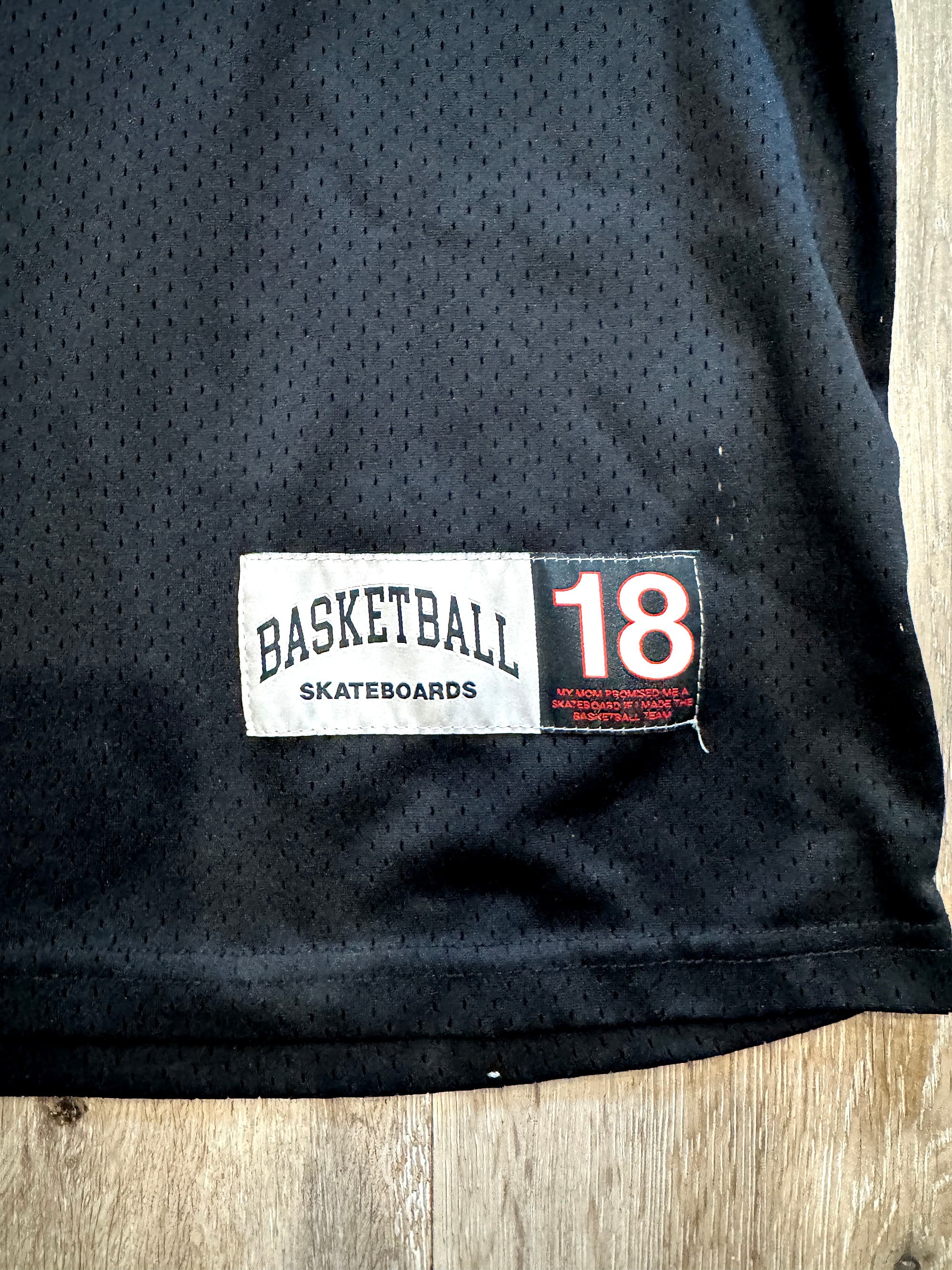 Heron Preston Basketball Skateboards Rhinestone Bling Black Jersey - Size S - Thumbnail 5