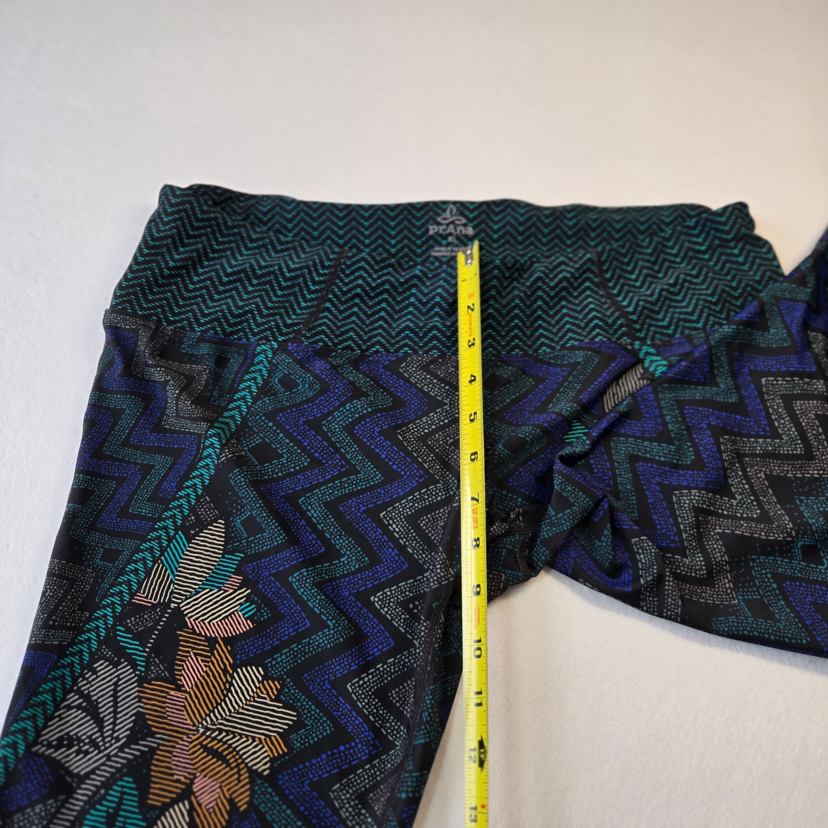Prana Women's Patterned Leggings Size XL - Thumbnail 5