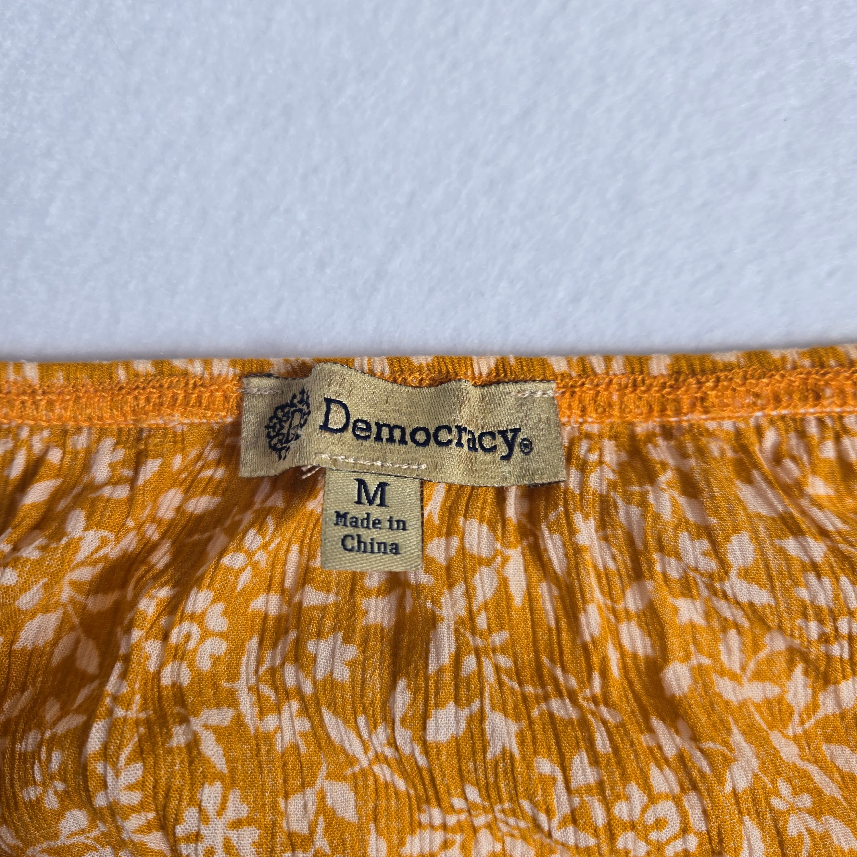 Democracy Off-Shoulder Floral Blouse Size M - Thumbnail 6