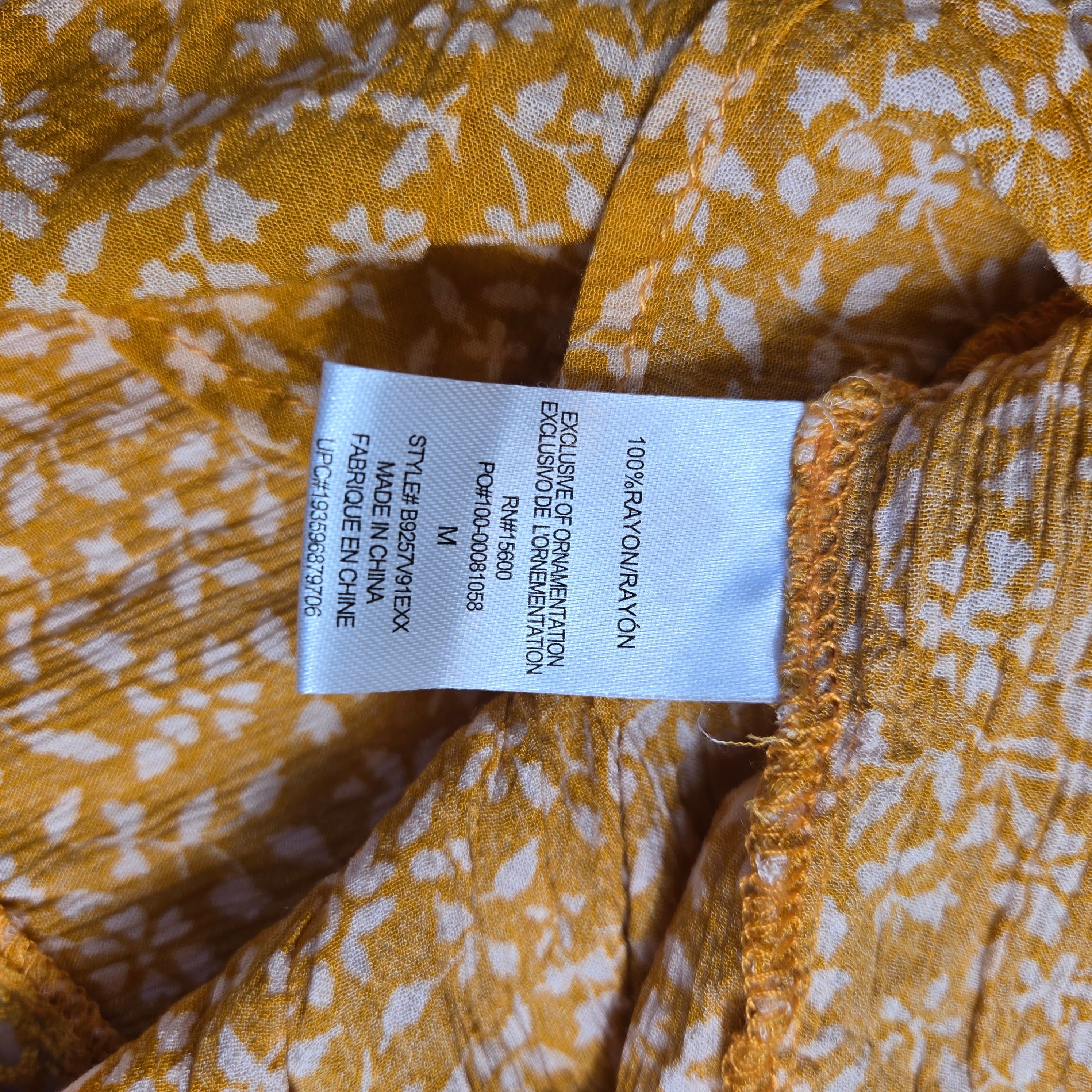 Democracy Off-Shoulder Floral Blouse Size M - Thumbnail 7