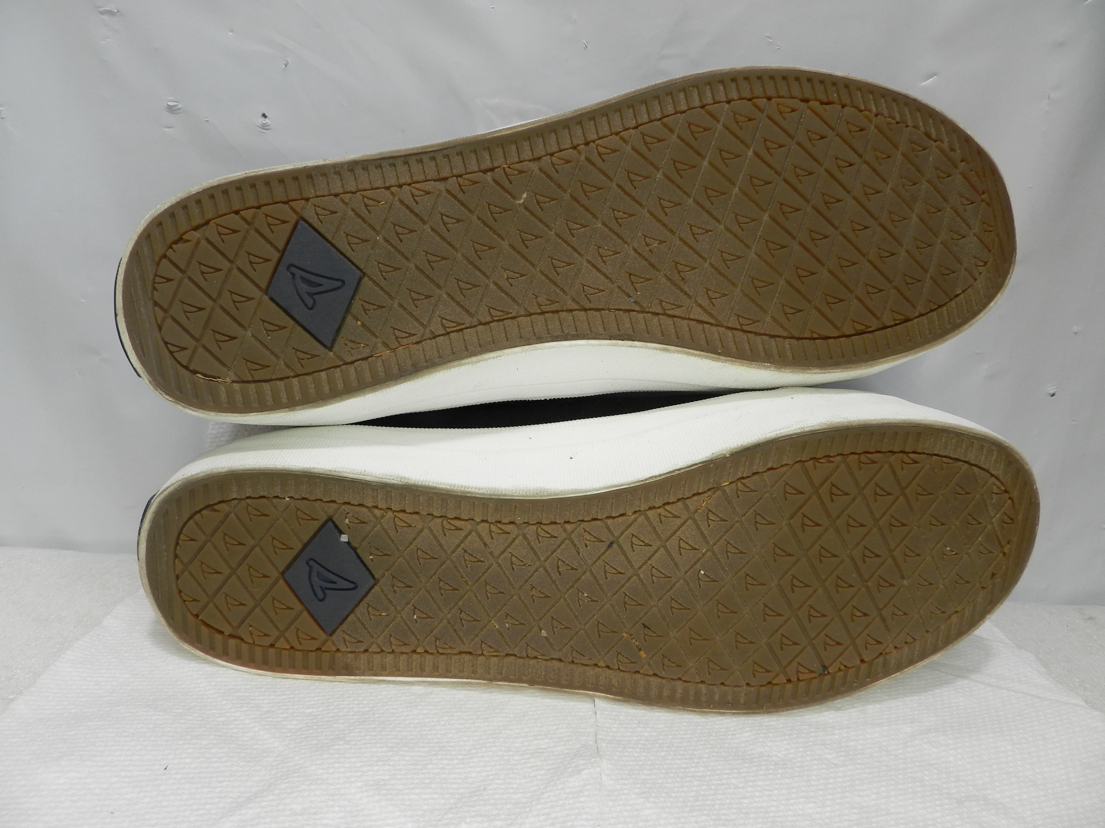 Sperry Black White Canvas Slip-On Memory Foam Women's Casual Flats Size 8.5 N69 - Thumbnail 4