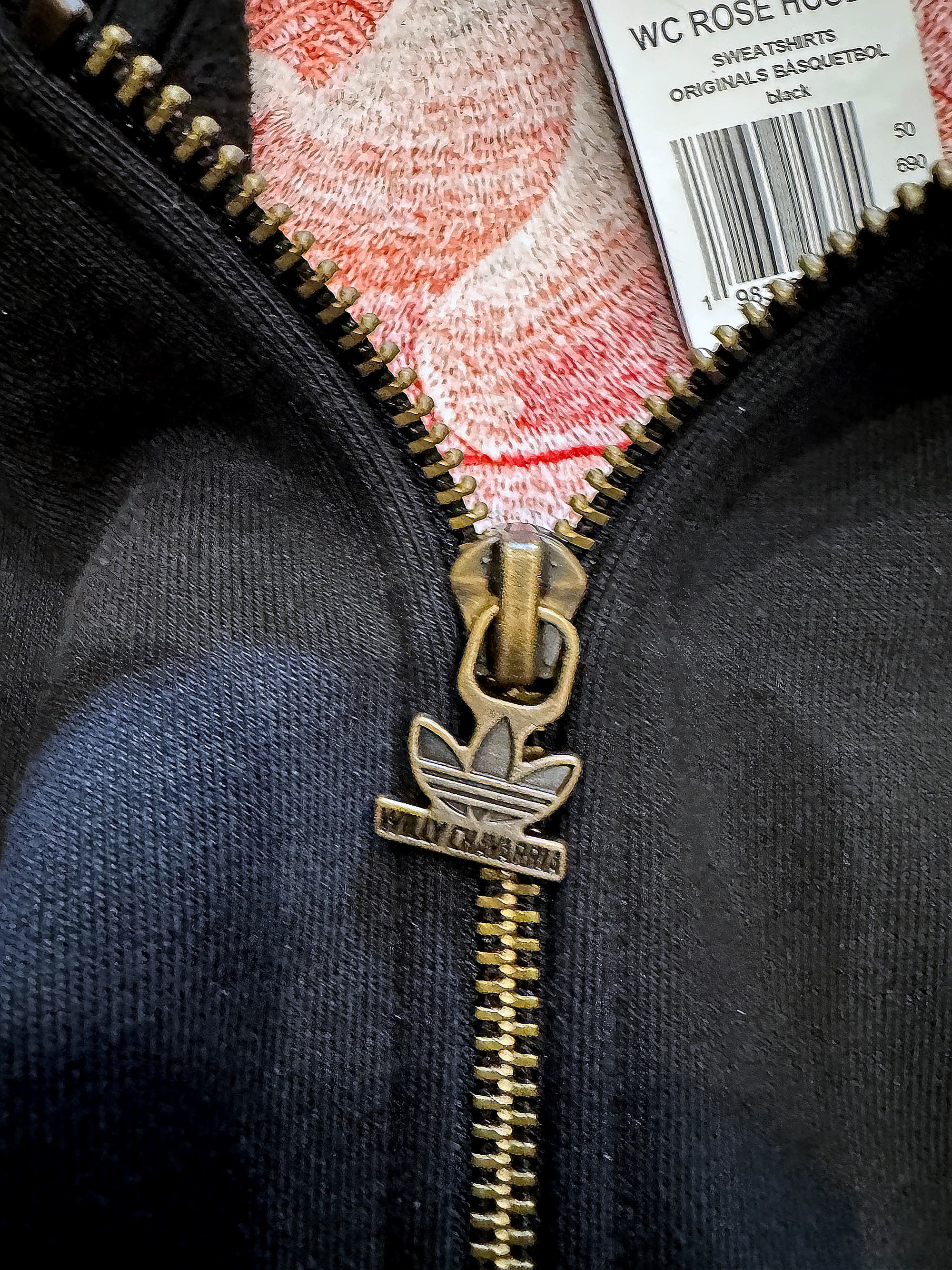 Willy Chavarria x Adidas Originals Rose Zip Hoodie Black - Thumbnail 9