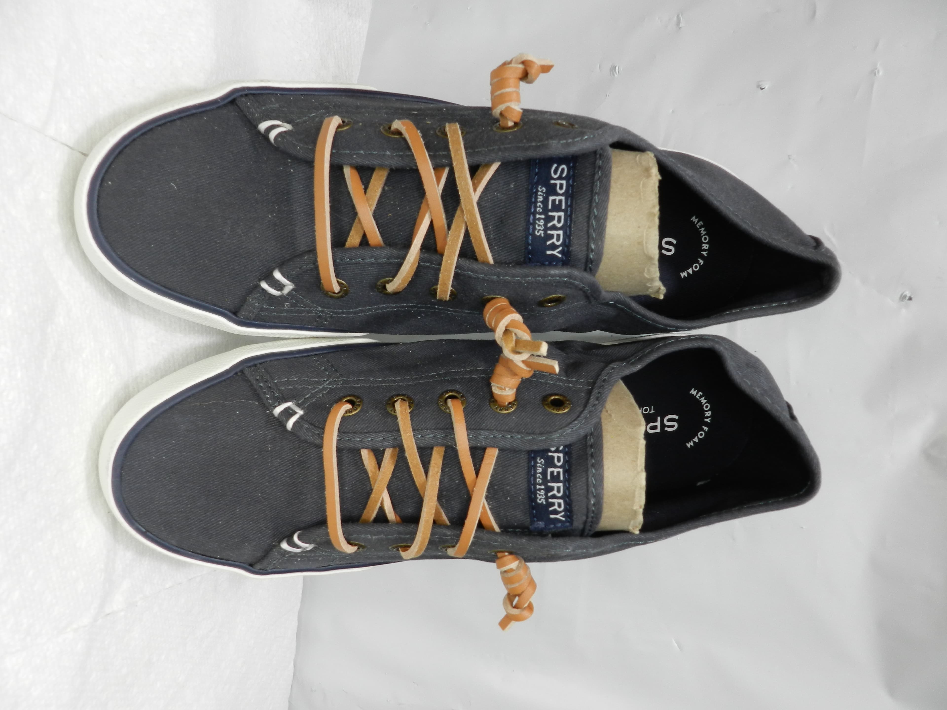 Sperry Top Sider Anglefish Women's Slip On Grey Boat Shoes Size 8M STS95129 N71 - Thumbnail 3