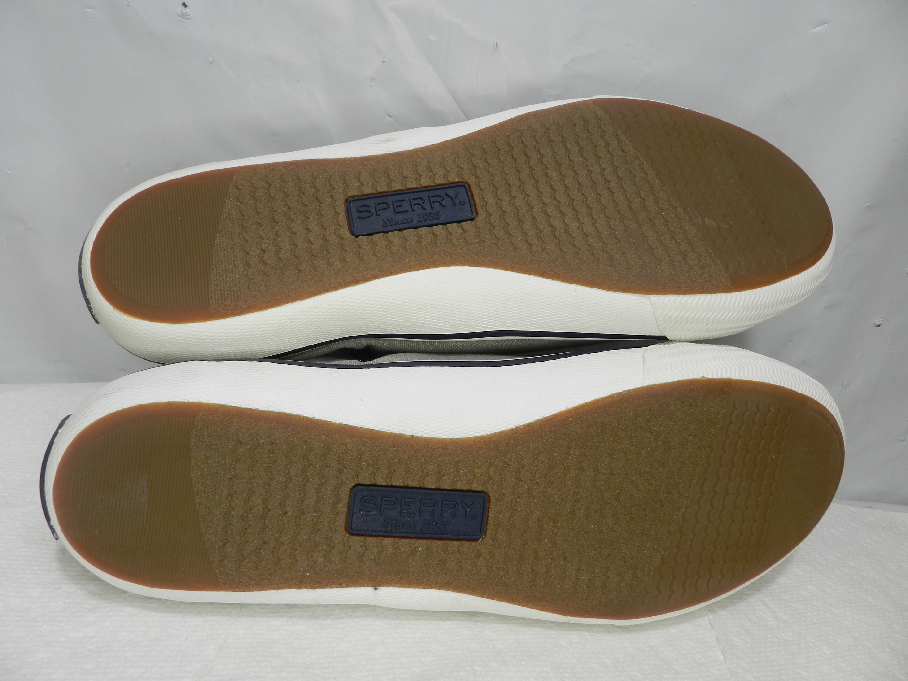 SPERRY Top-Sider Seacoast Gray Canvas Fashion Boat Sneakers Size 8  N73 - Thumbnail 4