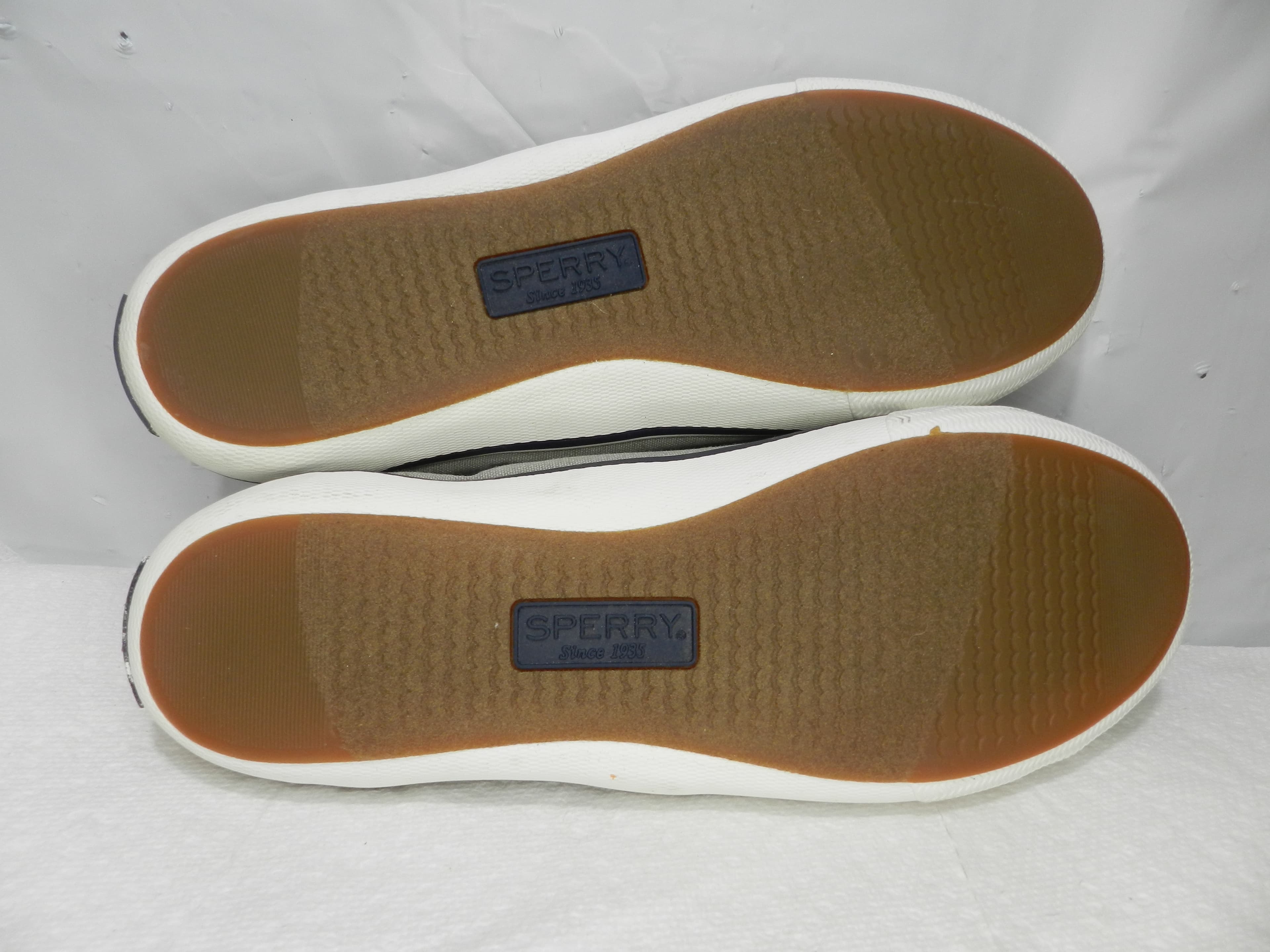 SPERRY Top-Sider Seacoast Gray Canvas Fashion Boat Sneakers 8.5  N74 - Thumbnail 3