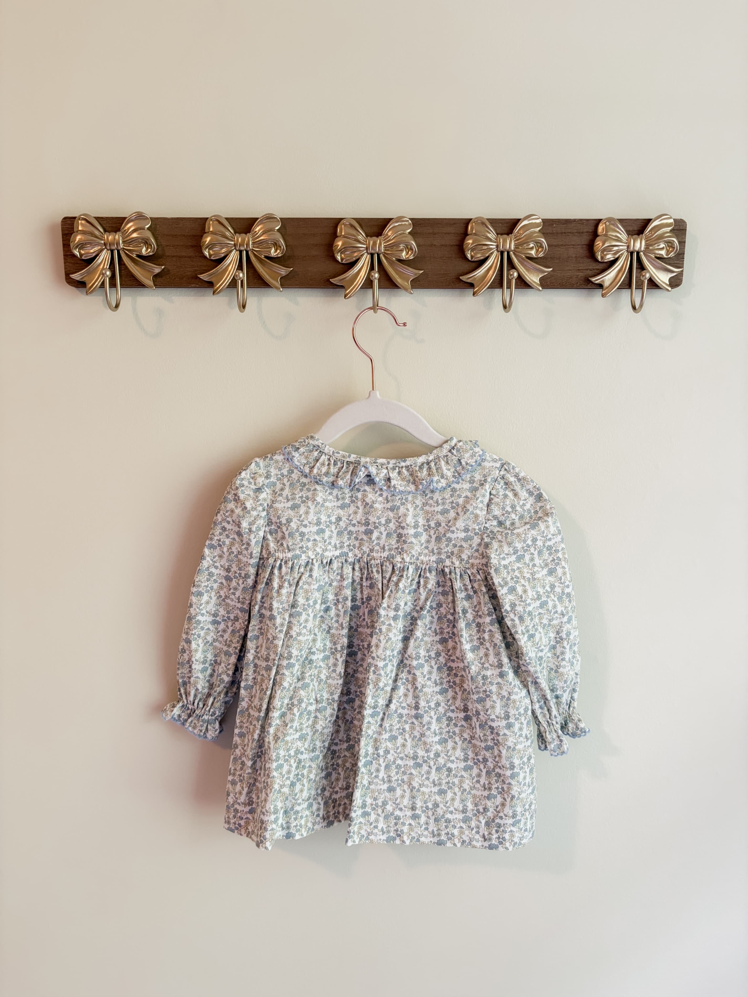Shrimp and Grits Kids size 18 months Baby Dress with Long Sleeves - Thumbnail 2