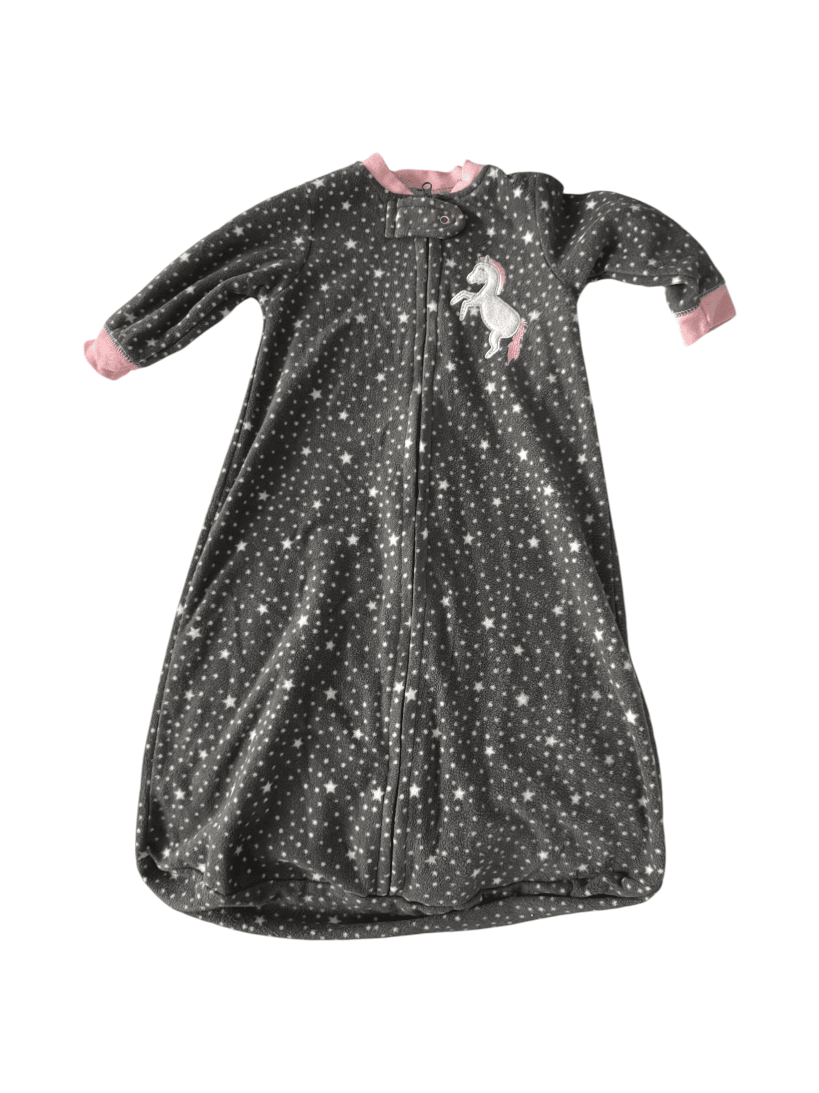 Gray Star Unicorn Baby Sleep Sack