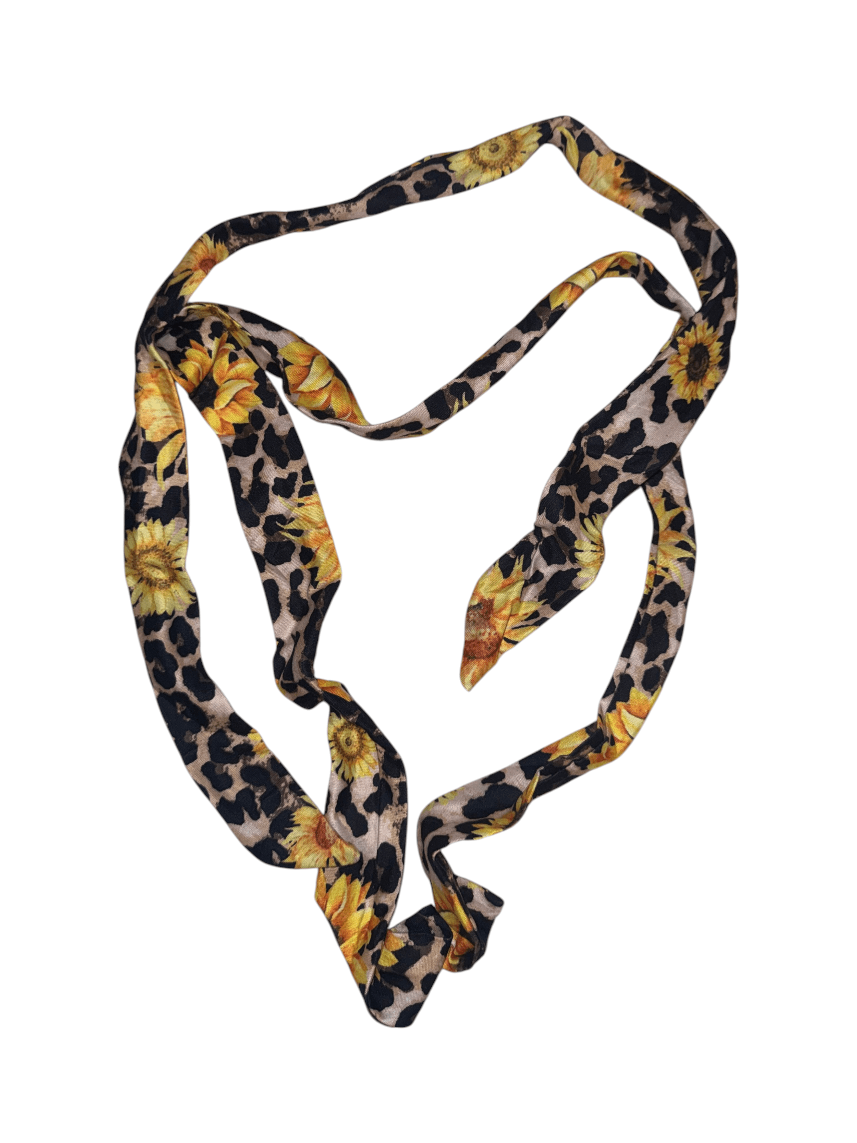 Sunflower Leopard Baby Outfit with Headbands - Thumbnail 7