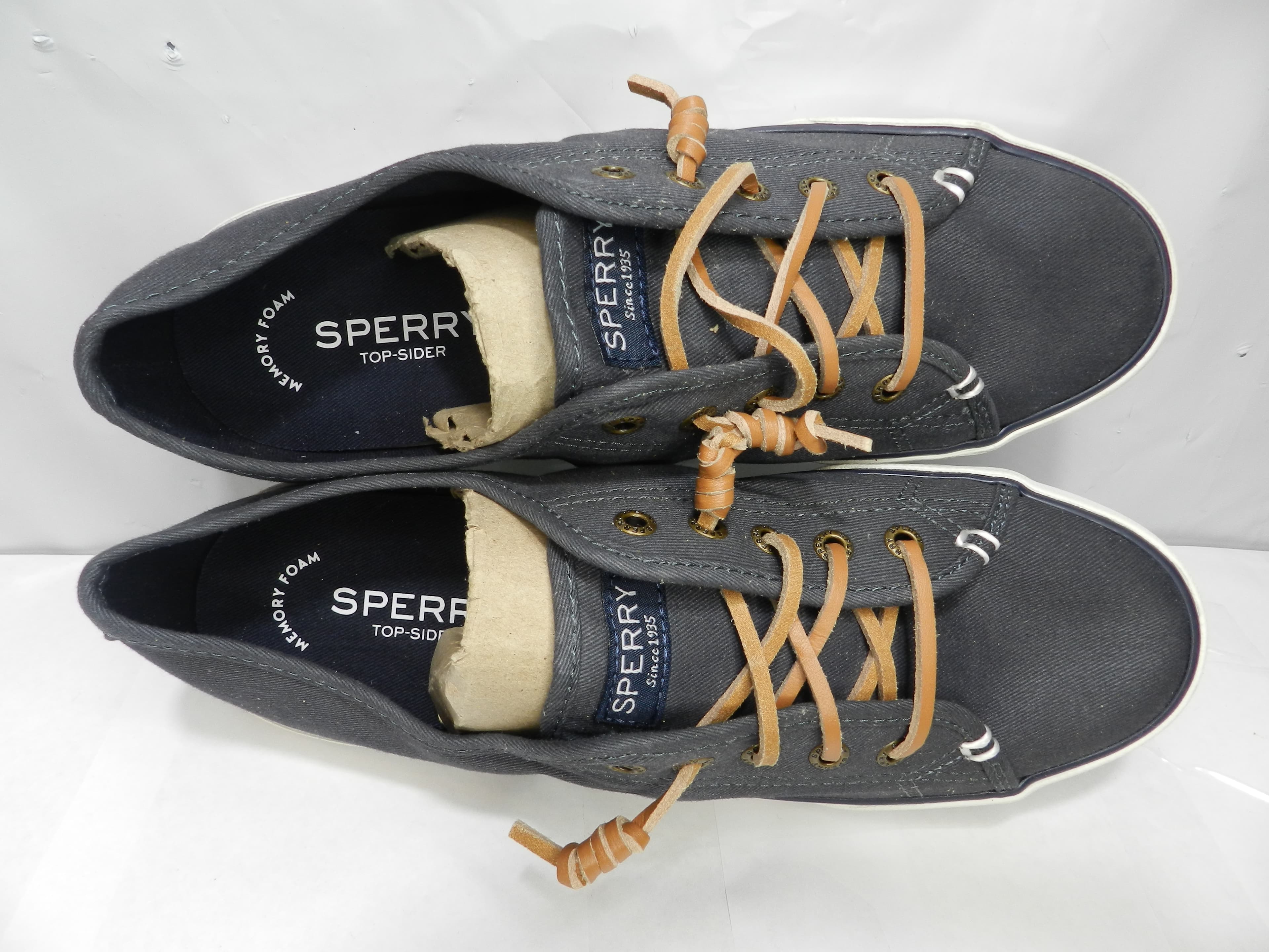 Sperry Top Sider Anglefish Women's Slip On Grey Boat Shoes Sz 8.5 M STS95129 N80 - Thumbnail 2