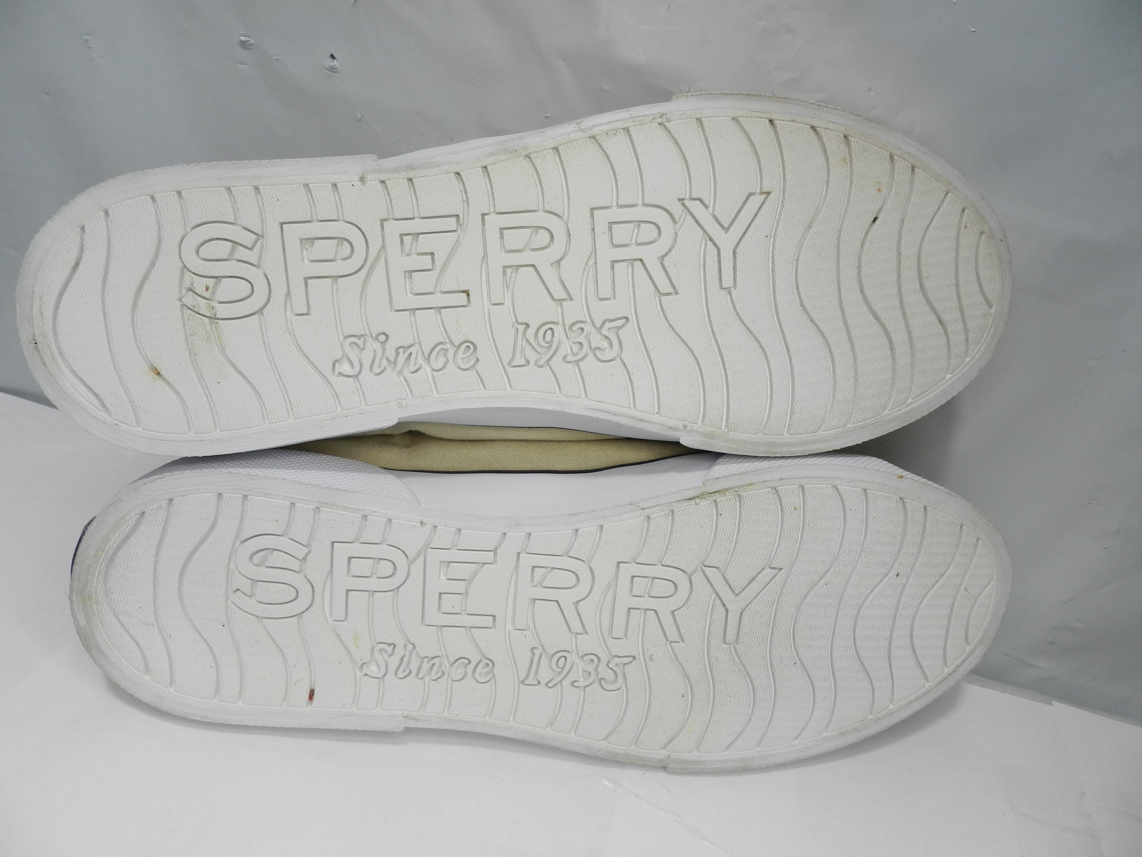 Sperry Top Sider Womens Pier View Sneakers Tan Canvas STS81816 Sz 8 N81 - Thumbnail 5