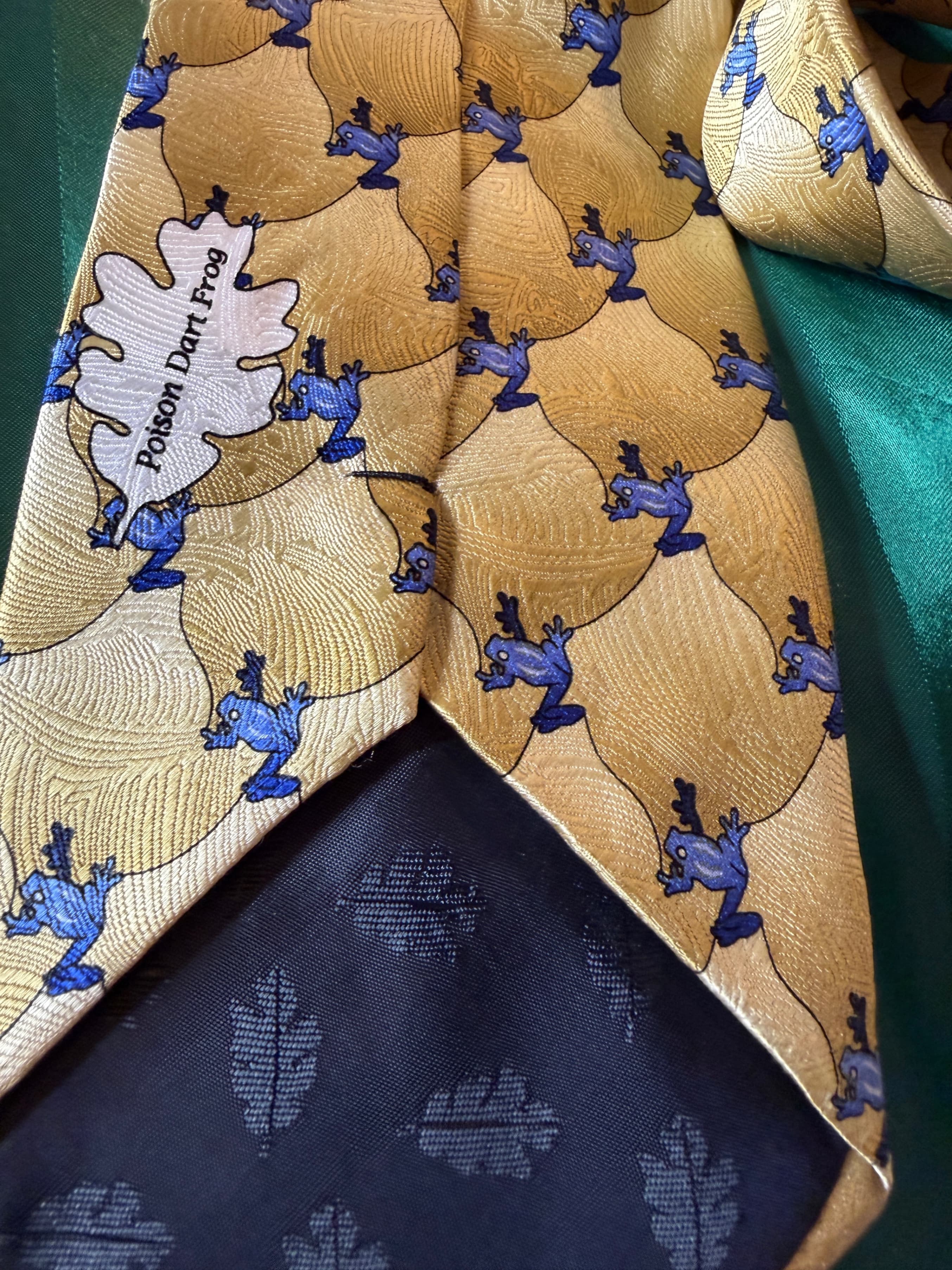 The Nature Conservancy Poison Dart Frog Silk Tie - Thumbnail 2