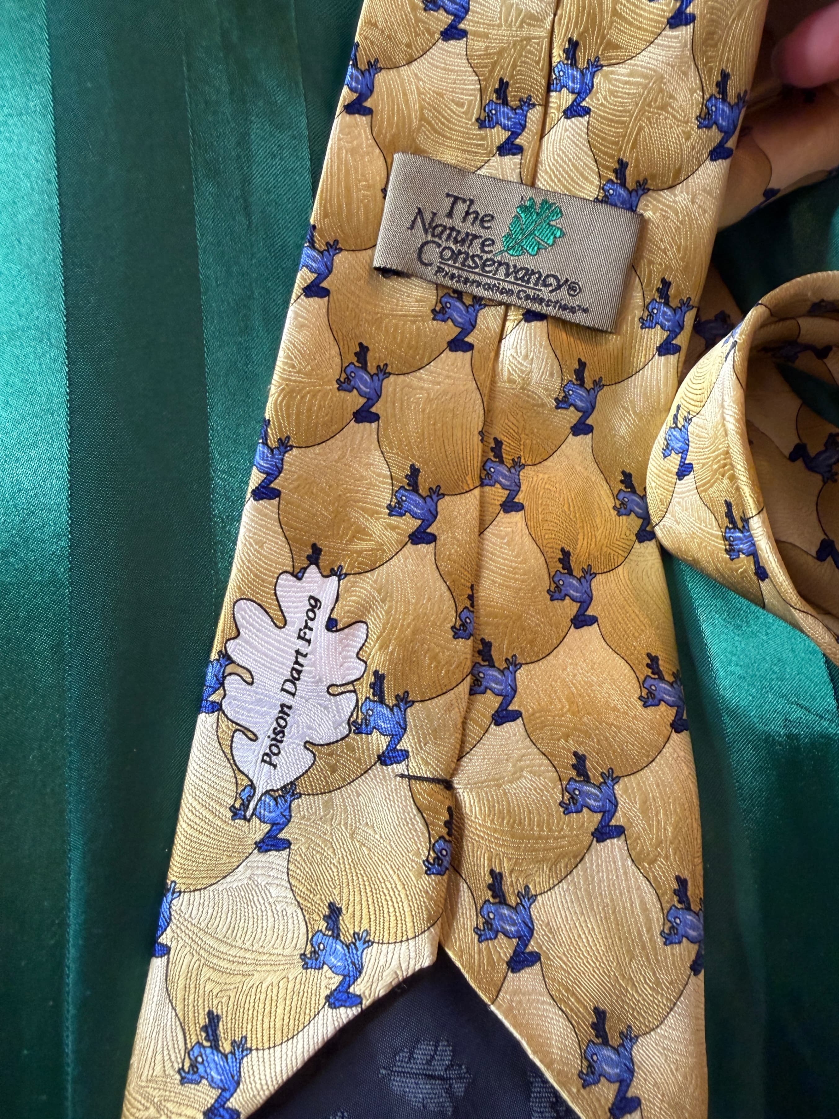 The Nature Conservancy Poison Dart Frog Silk Tie - Thumbnail 3