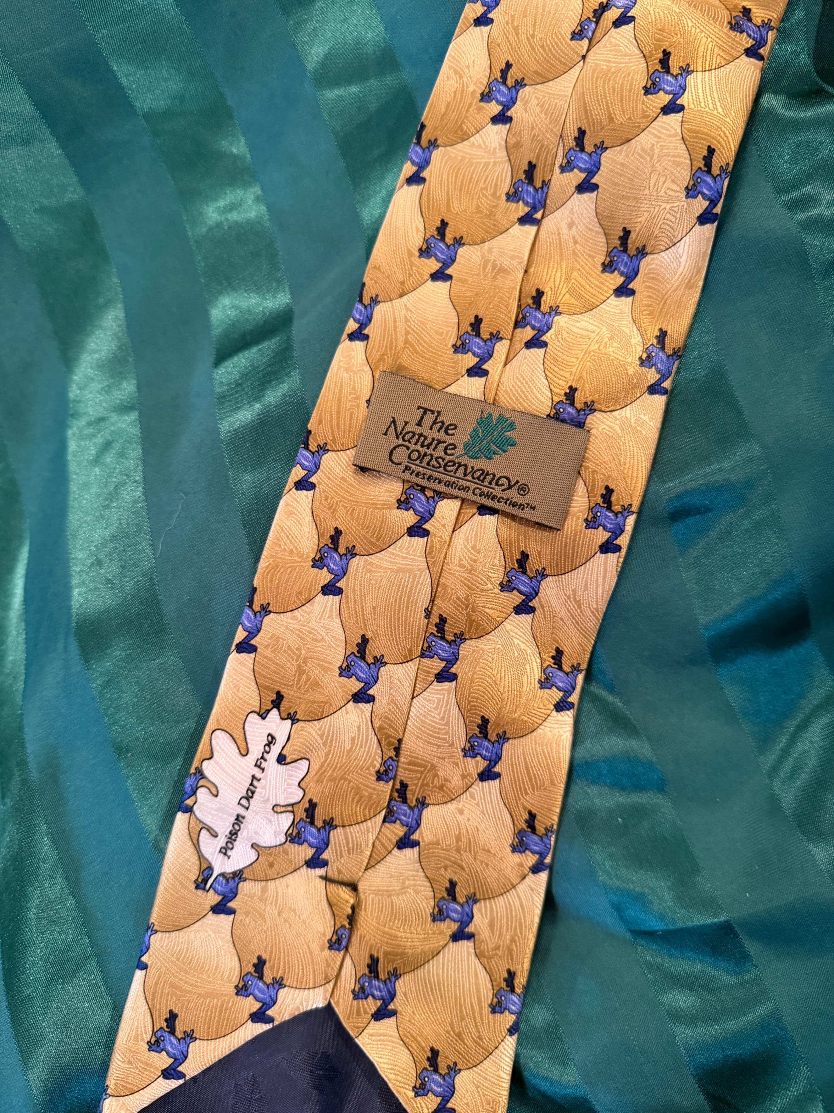 The Nature Conservancy Poison Dart Frog Silk Tie - Thumbnail 5