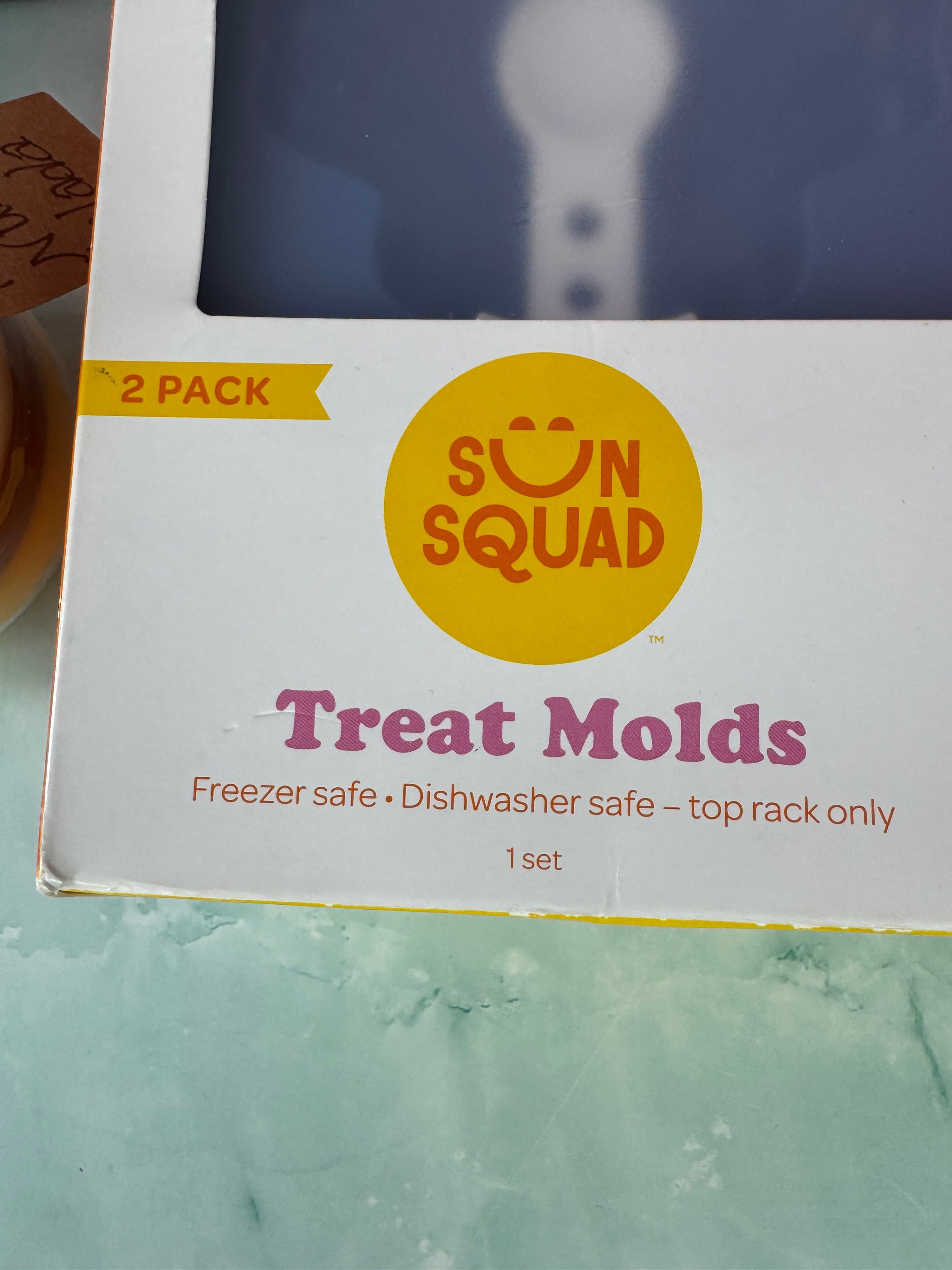 ★ Sun Squad Seashell Treat Molds 2 Pack Popsicle Ice Cream Mold Set