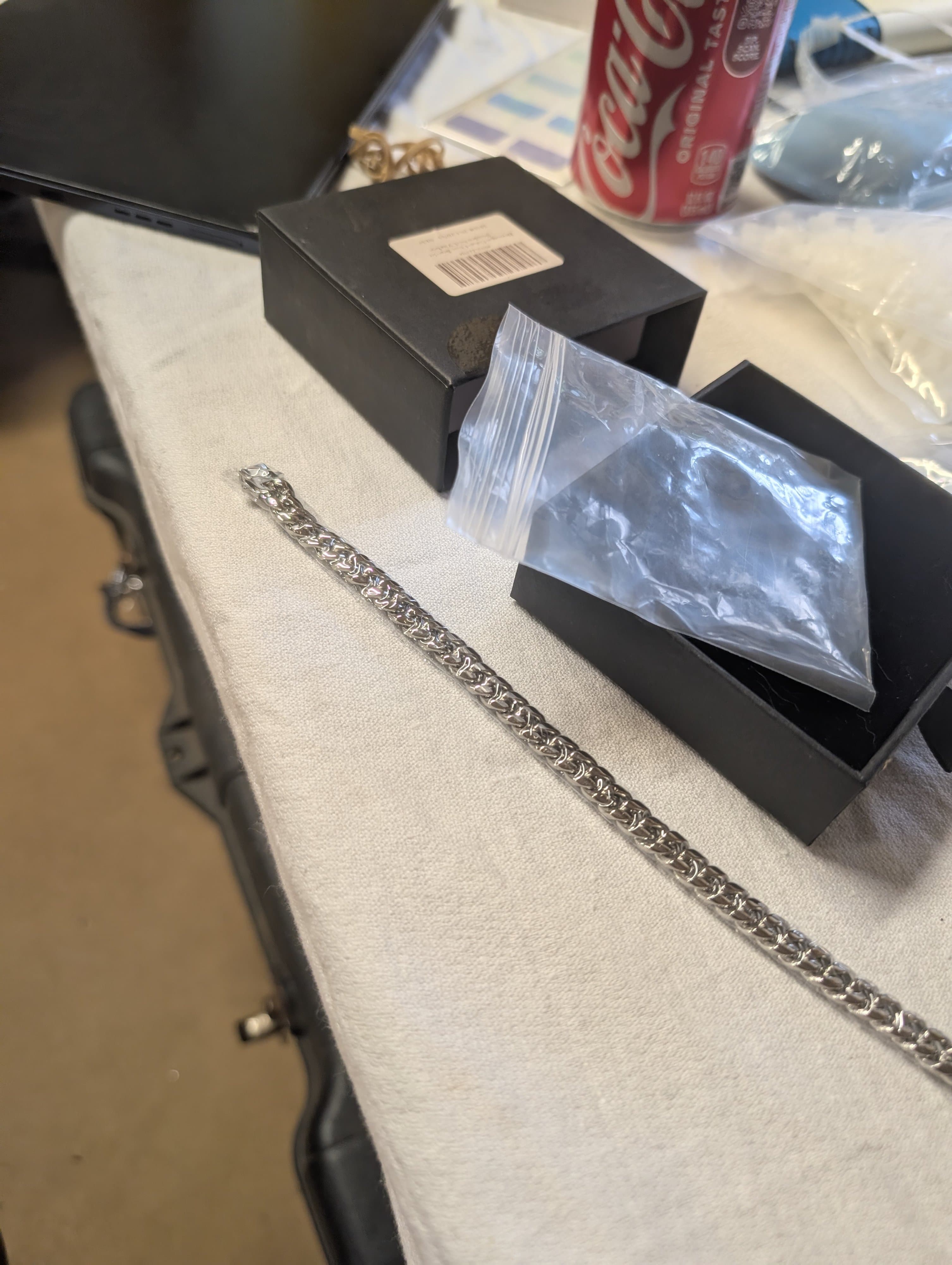 Sterling Silver Chain Bracelet with Box - Thumbnail 2