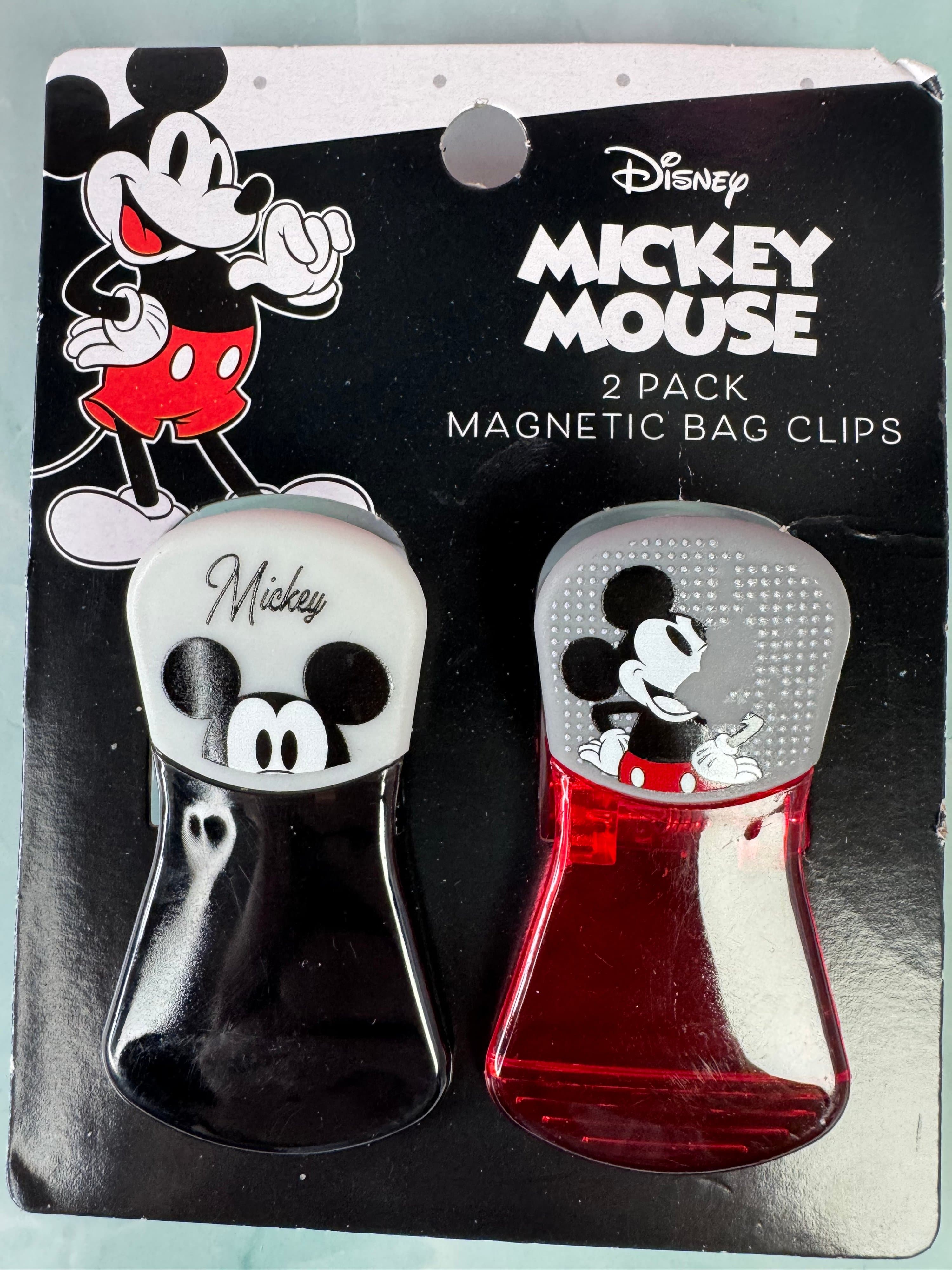 ★ Disney Mickey Mouse Magnetic Bag Clips 2 Pack Kitchen Food Sealer
