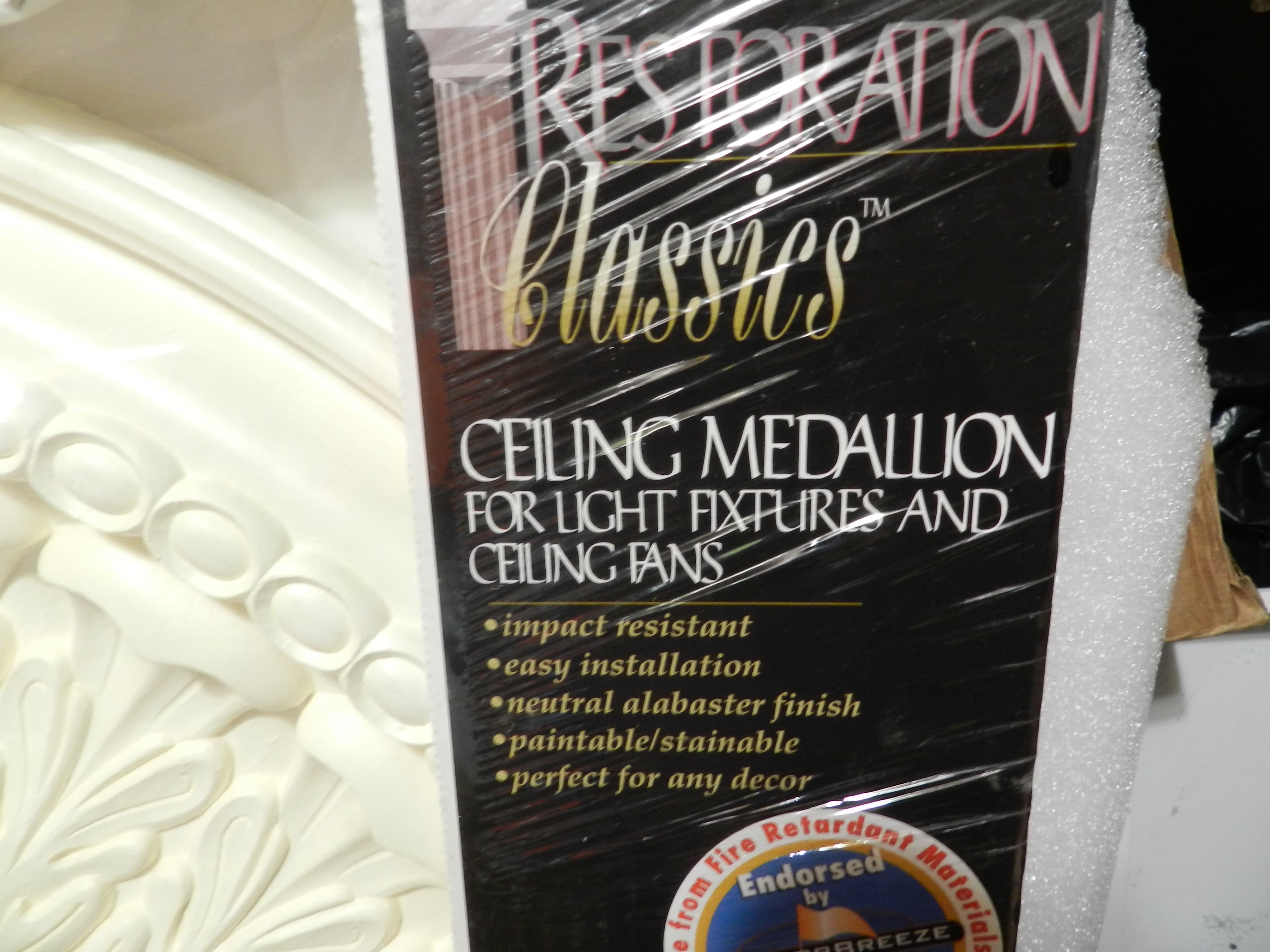 Restoration Classics Ceiling Chandelier Medallion 27" (N88JJ) - Thumbnail 2