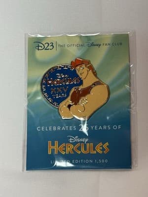 Disney D23 Hercules XXV (25) Years Collectible Pin - Limited Edition 1,500 2022