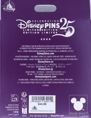 Disney Parks Fantasia 85th Anniversary Mickey Mini Jumbo LE 2000 Pin - Thumbnail 2