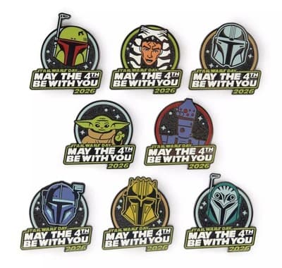 Star Wars Day ''May the 4th Be With You'' 2026 Mystery Pin Blind Pack – 2-Pc. - Thumbnail 2