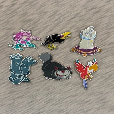 Official Disney Parks Villains Sidekicks Pin Ensemble Set 6 Pins (RETAIL PRICE) - Thumbnail 2
