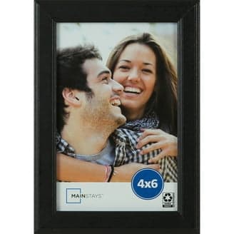 Mainstays 8x10 Matted to 5x7 Front Loading Picture Frame  Black - Thumbnail 4