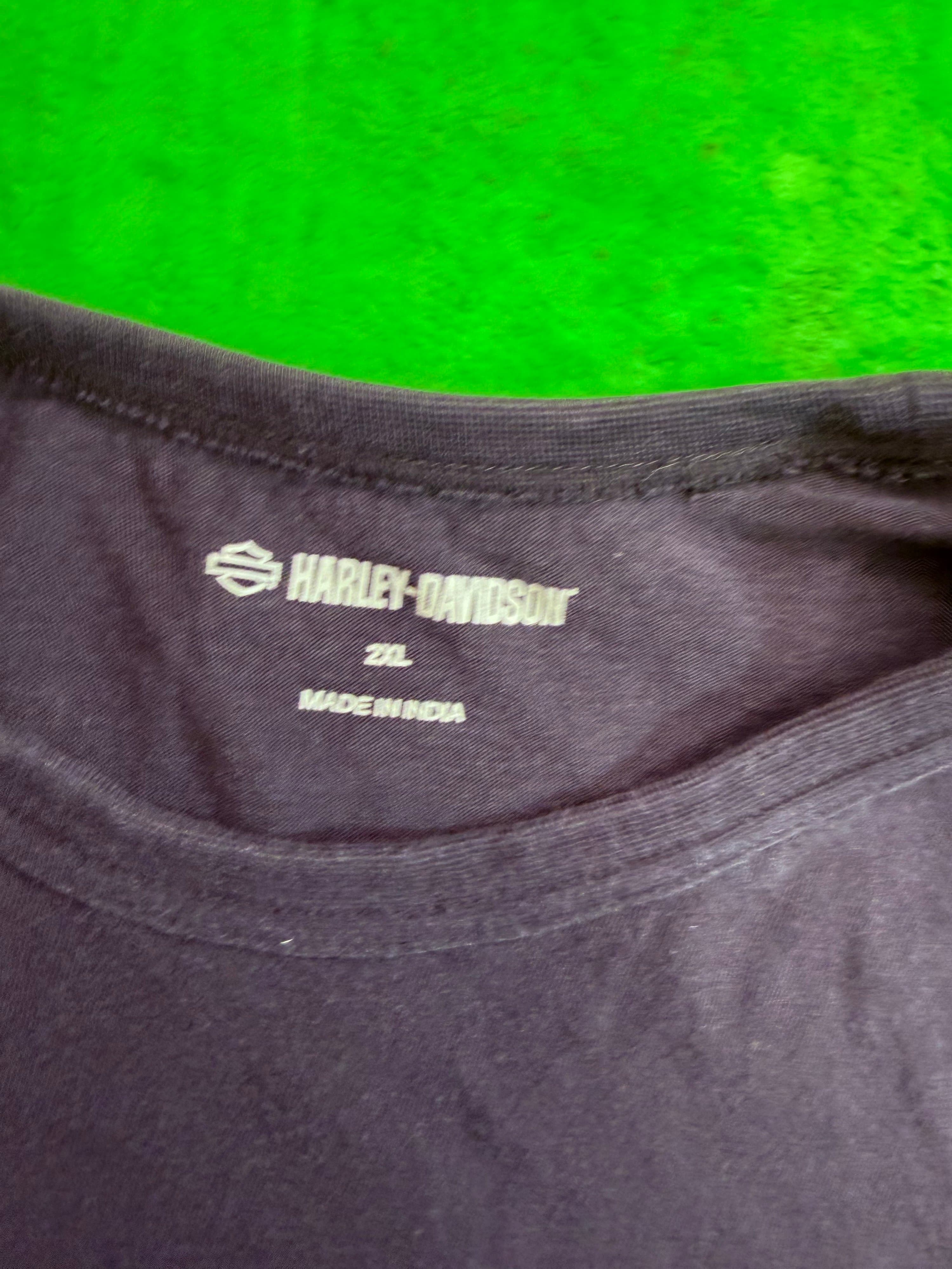 Harley-Davidson Bar & Shield Pocket Tee Black Mens Sz 2XL - Thumbnail 3