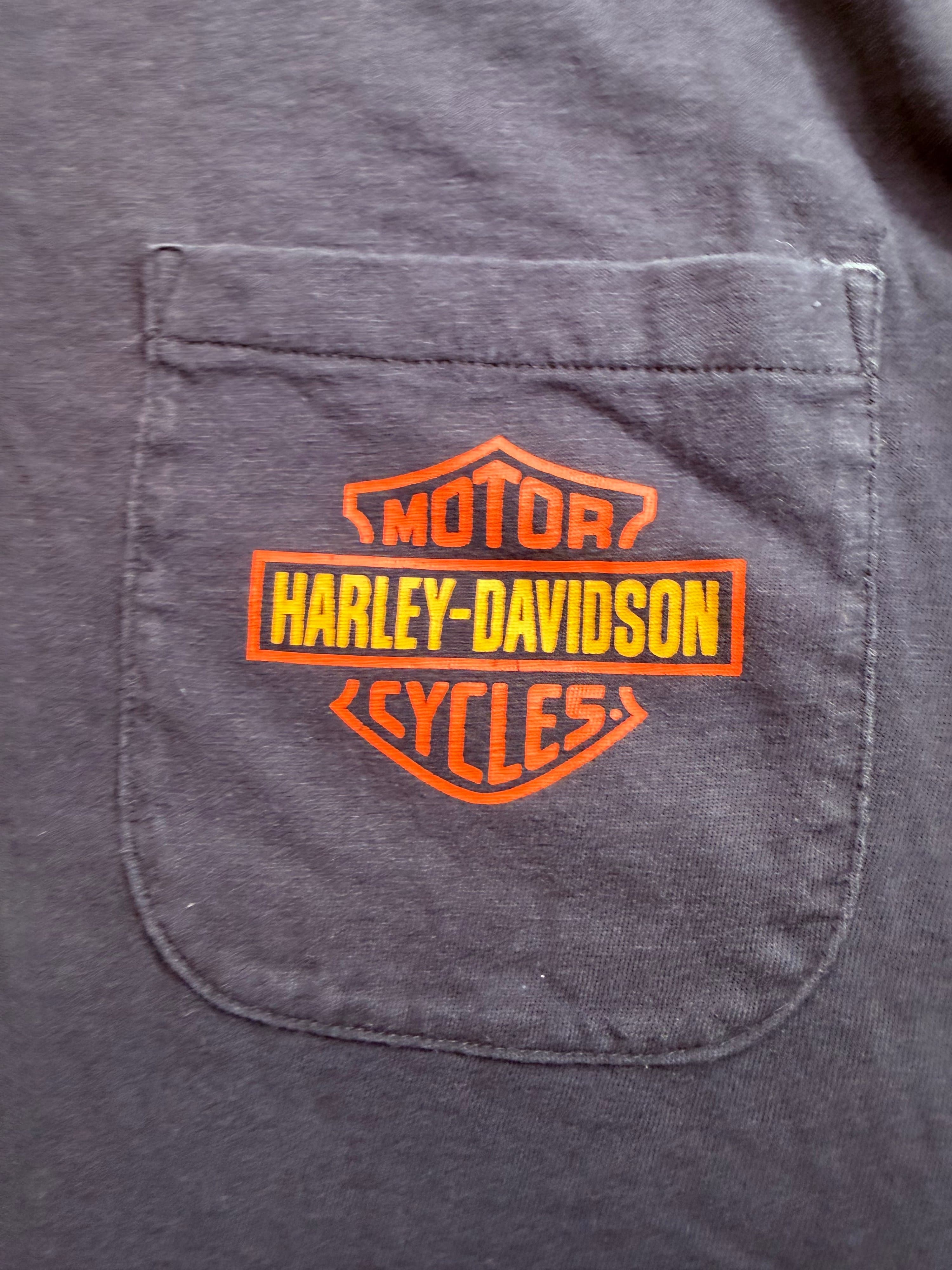 Harley-Davidson Bar & Shield Pocket Tee Black Mens Sz 2XL - Thumbnail 4