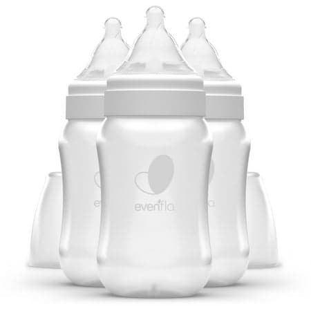 Evenflo 3pk Balance Wide-Neck Anti-Colic Baby Bottles - 9oz: BPA-Free, Silicone Nipple, Level 1 - Slow Flow - Thumbnail 4