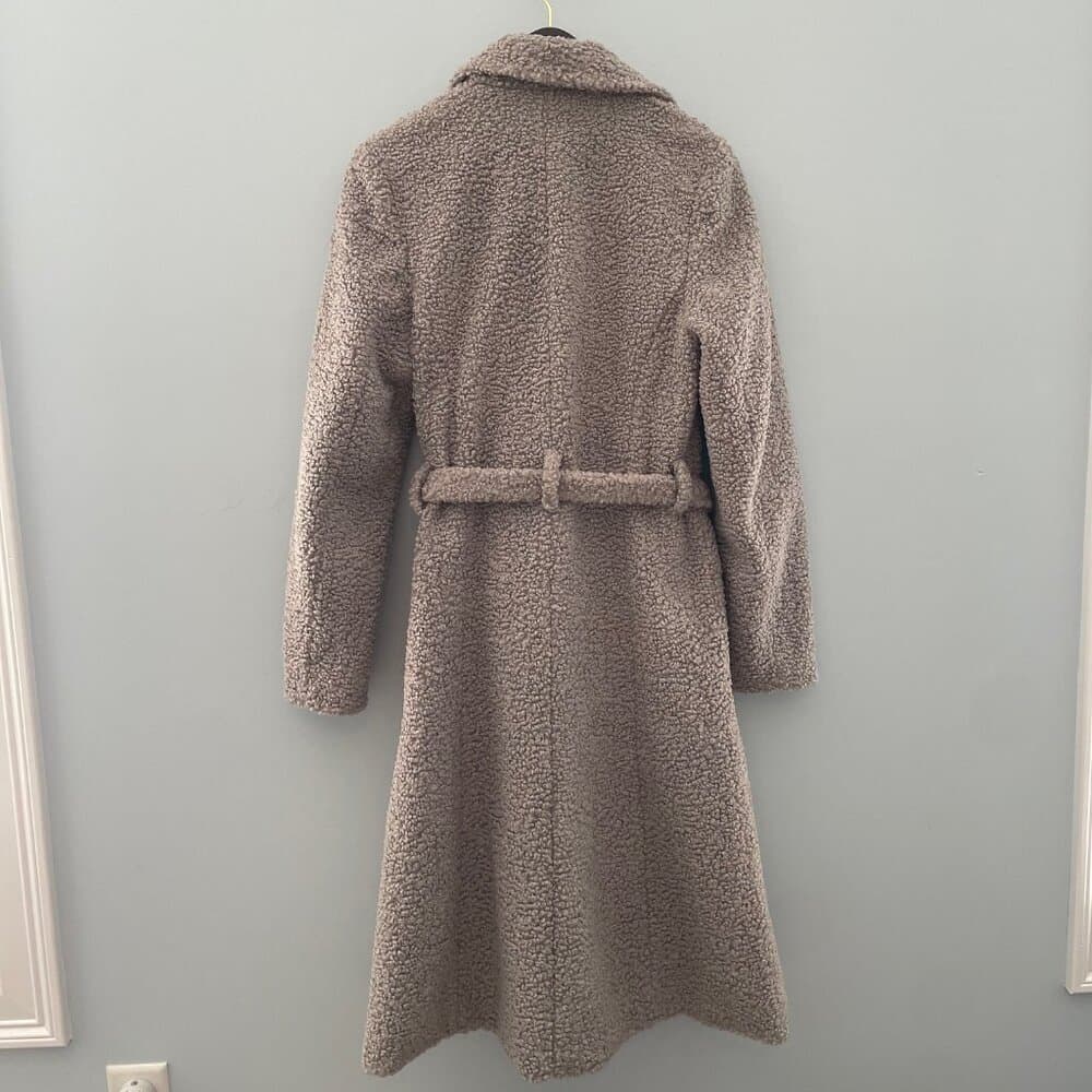 XS Ava & Aiden Boucle Long Coat - NWOT