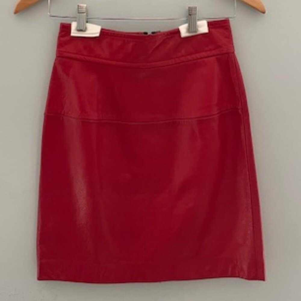 3.1 Phillip Lim Leather Skirt - Size 2 - Thumbnail 2
