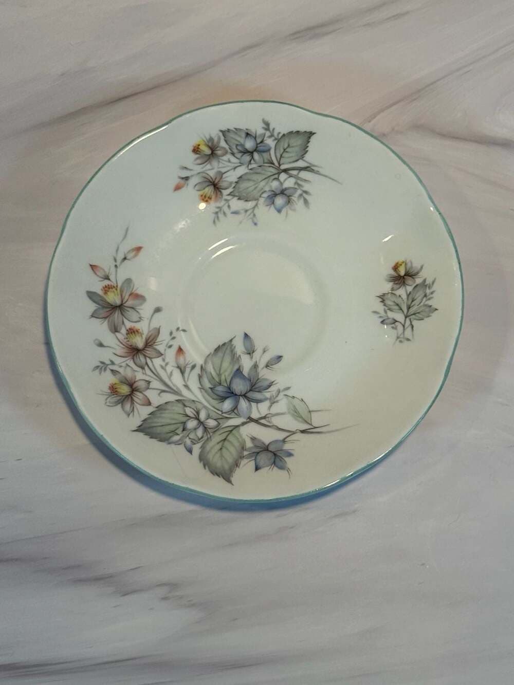 Rosina Fine Bone China Tea Cup & Saucer England "Centenary Dear" - Thumbnail 4