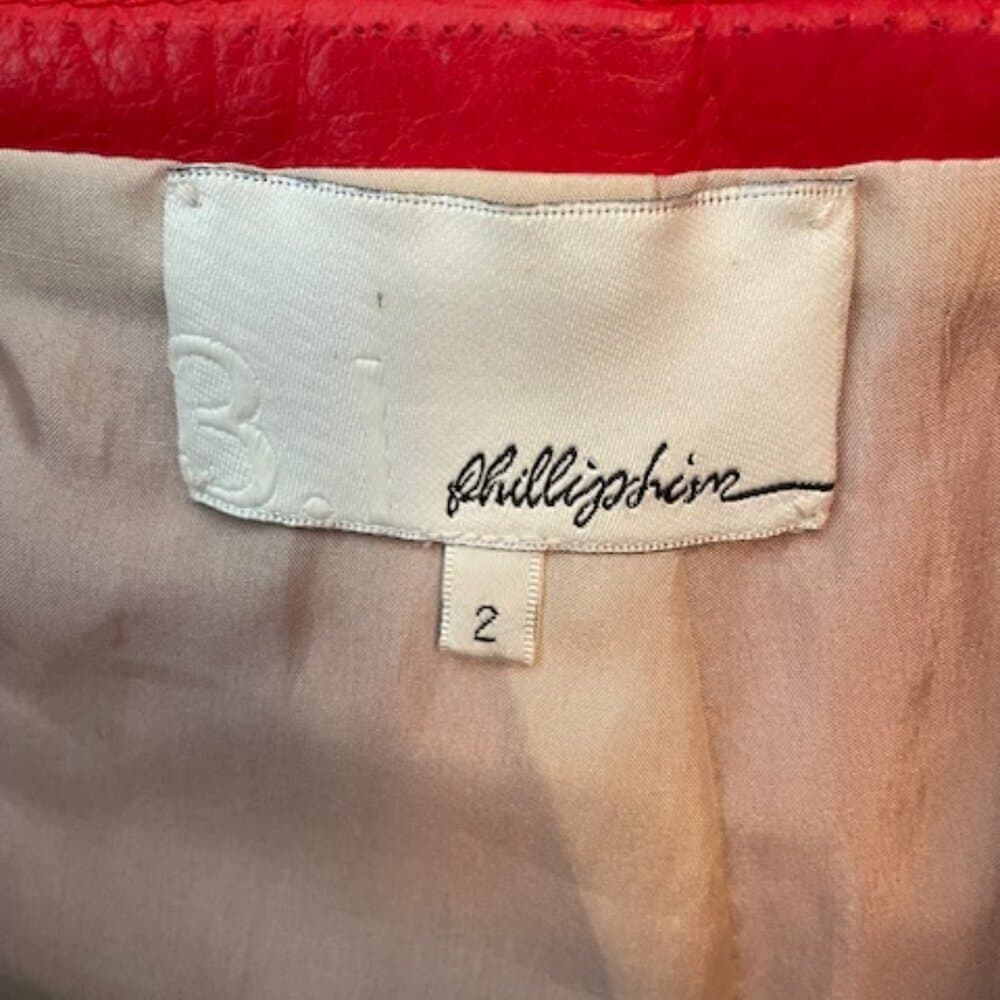 3.1 Phillip Lim Leather Skirt - Size 2