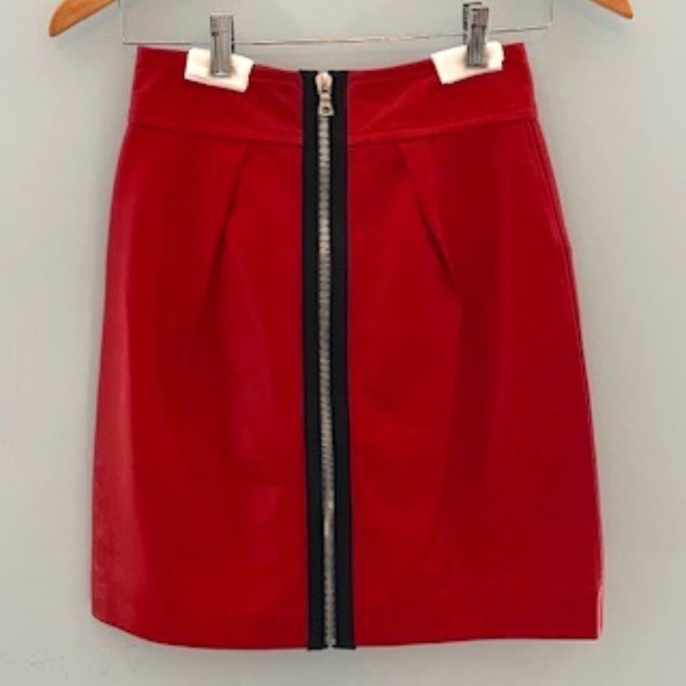 3.1 Phillip Lim Leather Skirt - Size 2 - Thumbnail 4