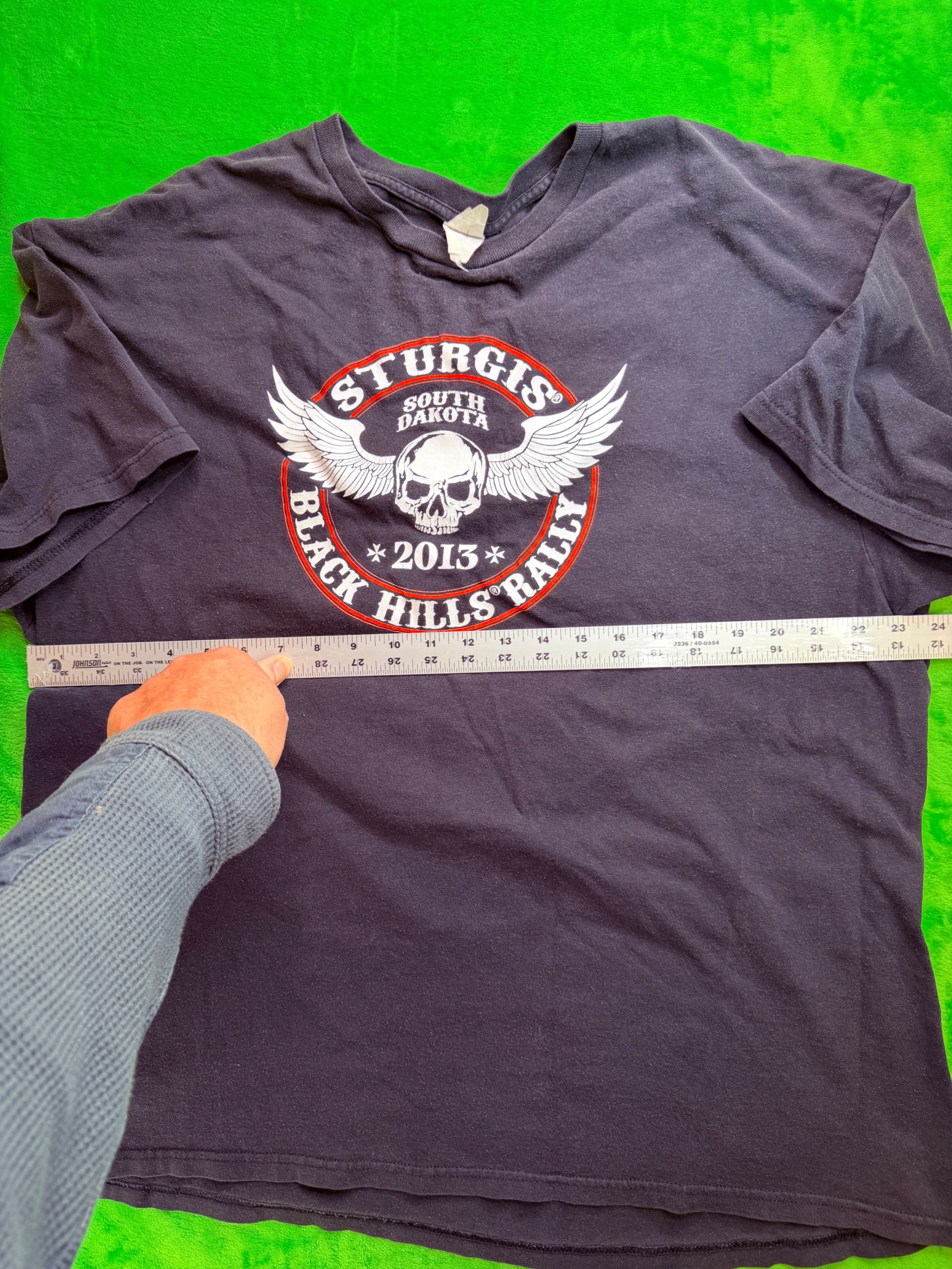 Sturgis Black Hills Rally 2013 73rd Annual Skull Tee Sz 2XL - Thumbnail 9