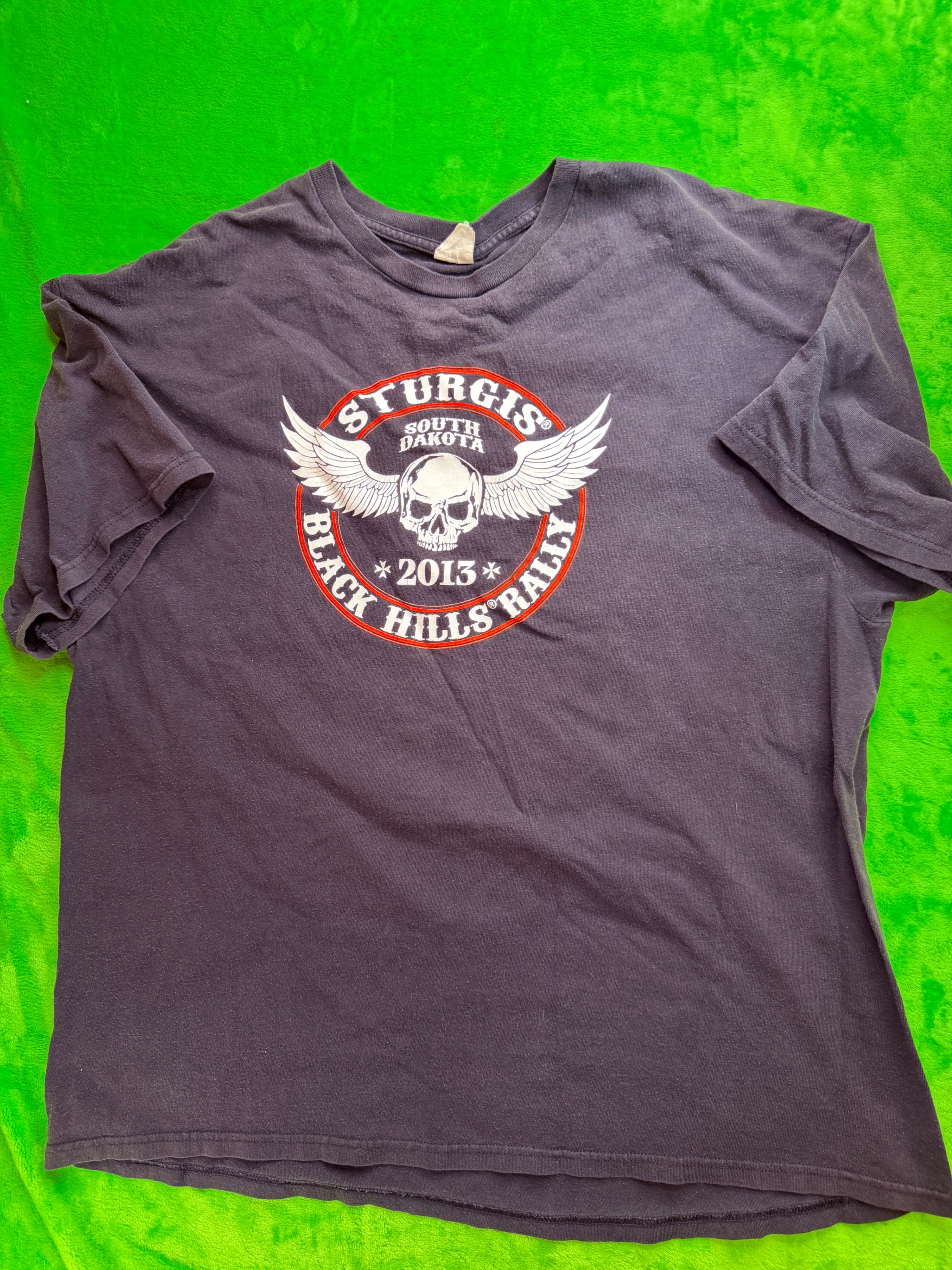 Sturgis Black Hills Rally 2013 73rd Annual Skull Tee Sz 2XL - Thumbnail 8