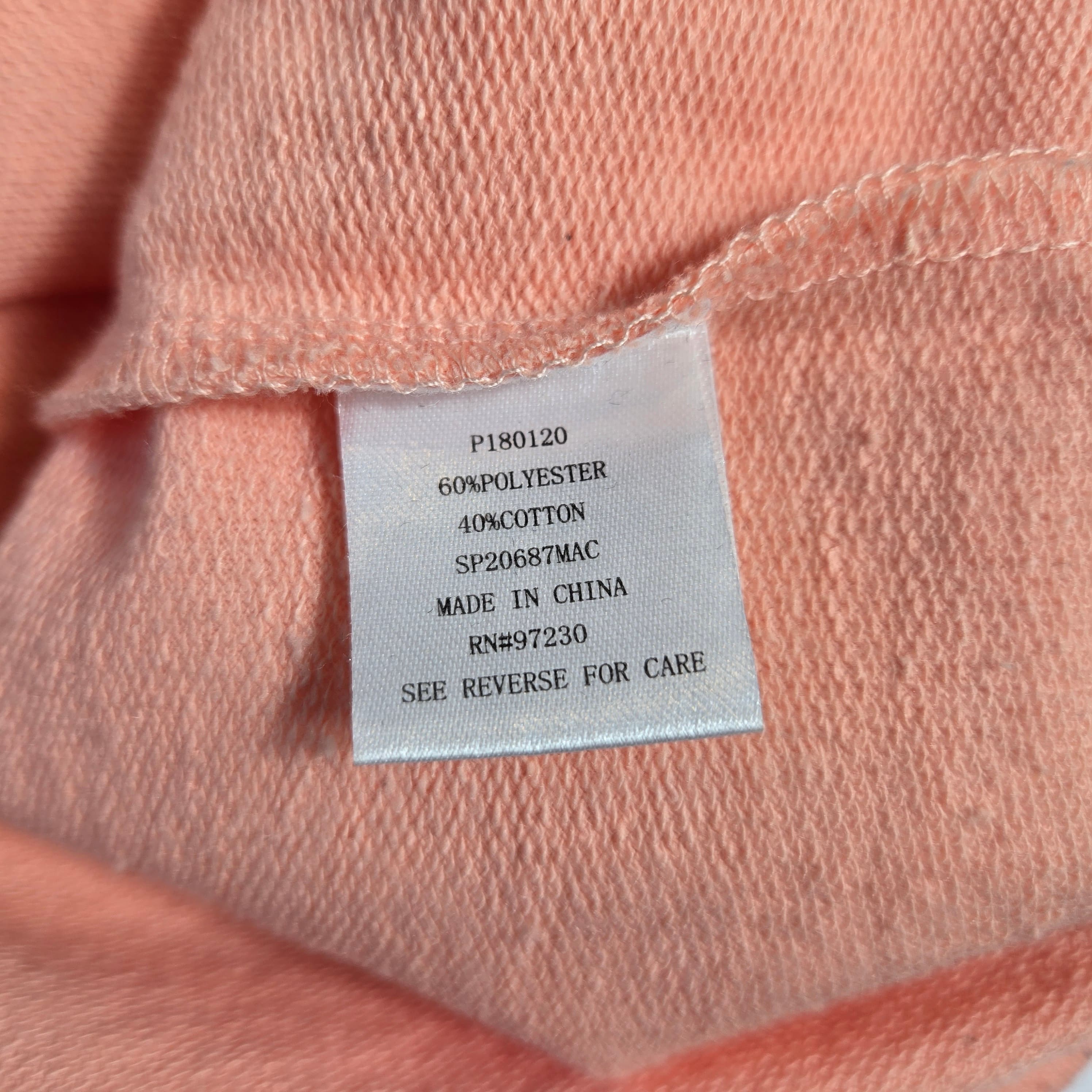 Embroidered Floral Hoodie Size Small - Thumbnail 9