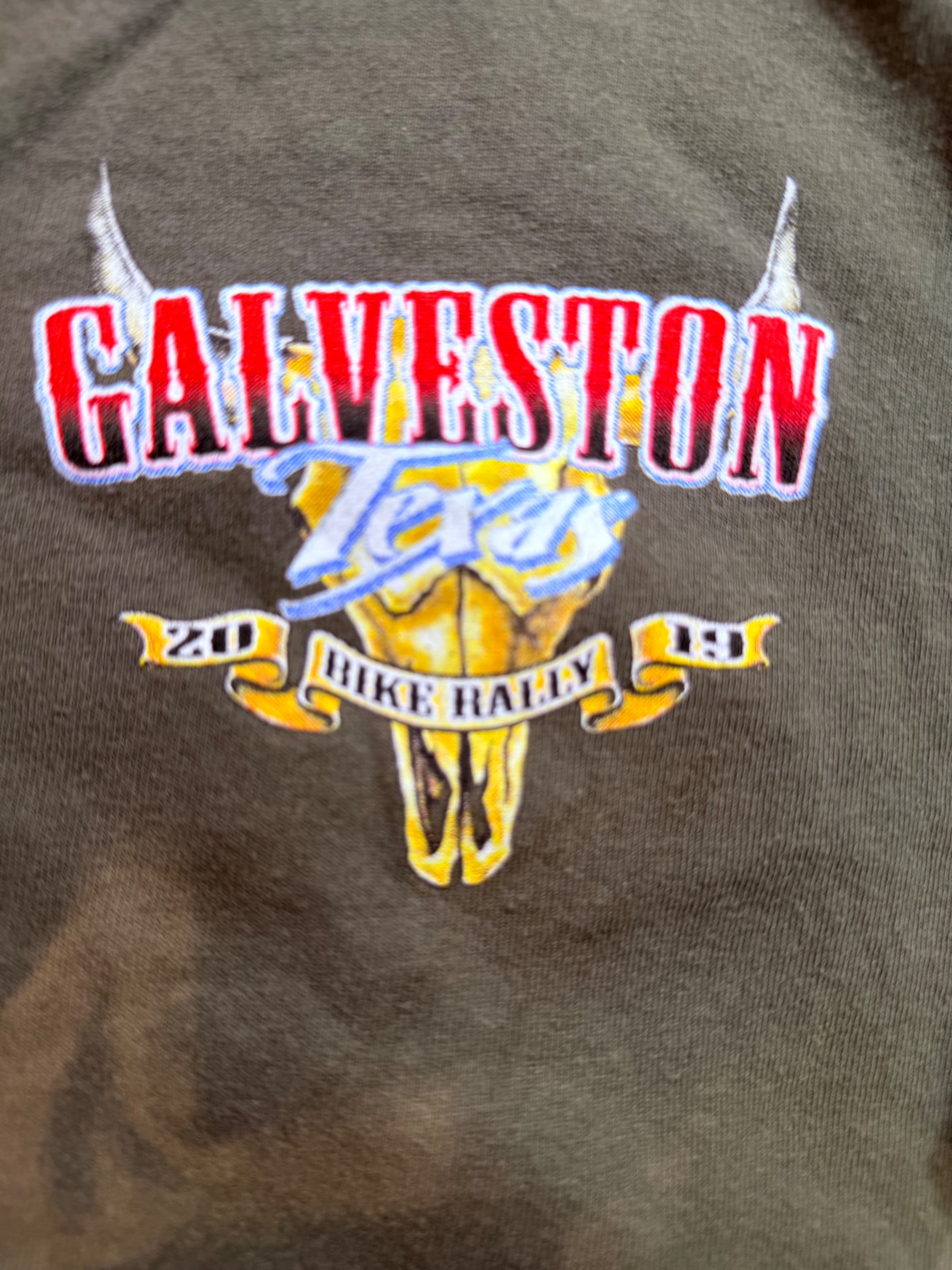Galveston TX 2019 Bike Rally Bayside USA Made Lone Star Tee 3XL - Thumbnail 3