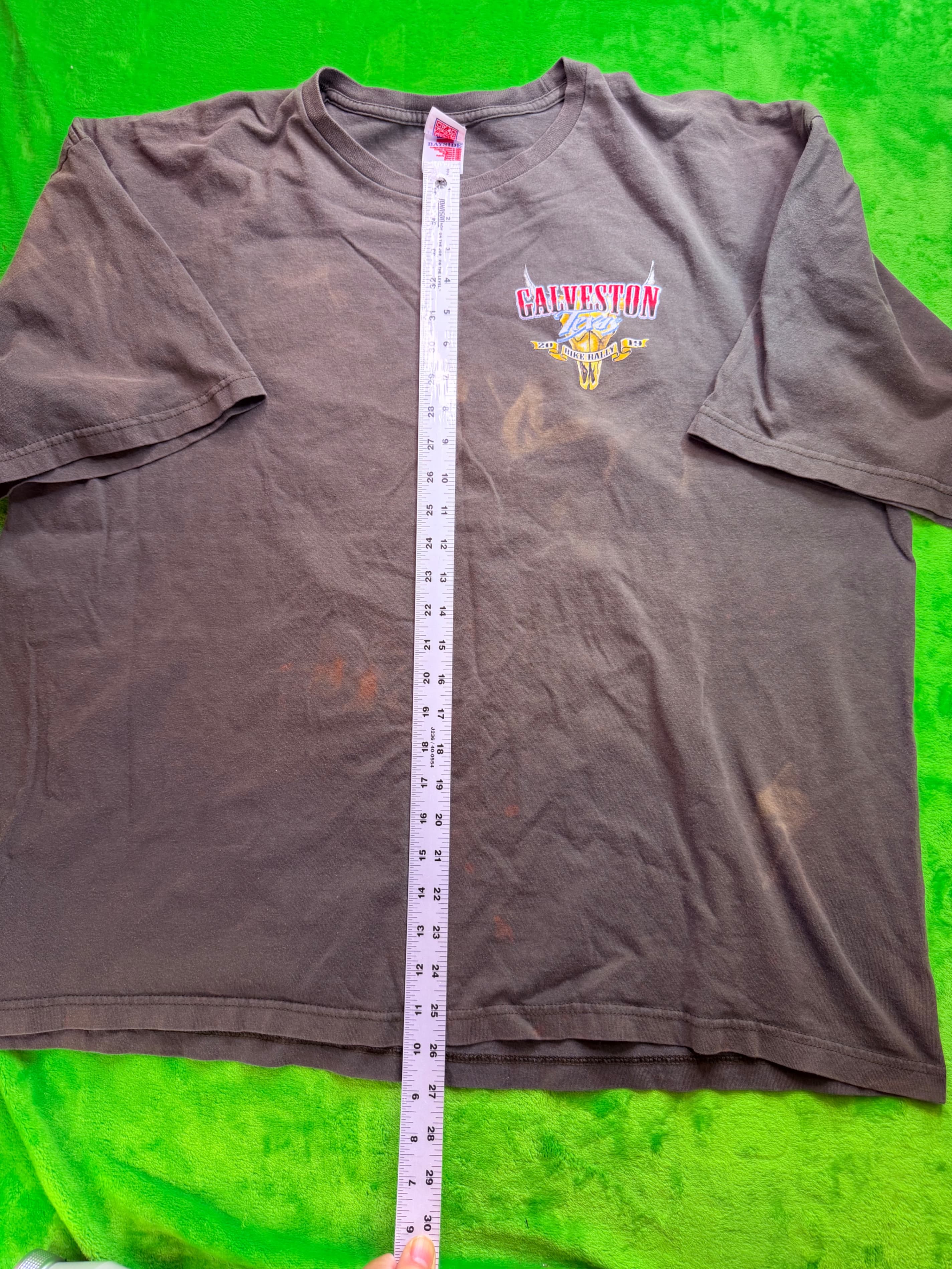 Galveston TX 2019 Bike Rally Bayside USA Made Lone Star Tee 3XL - Thumbnail 8