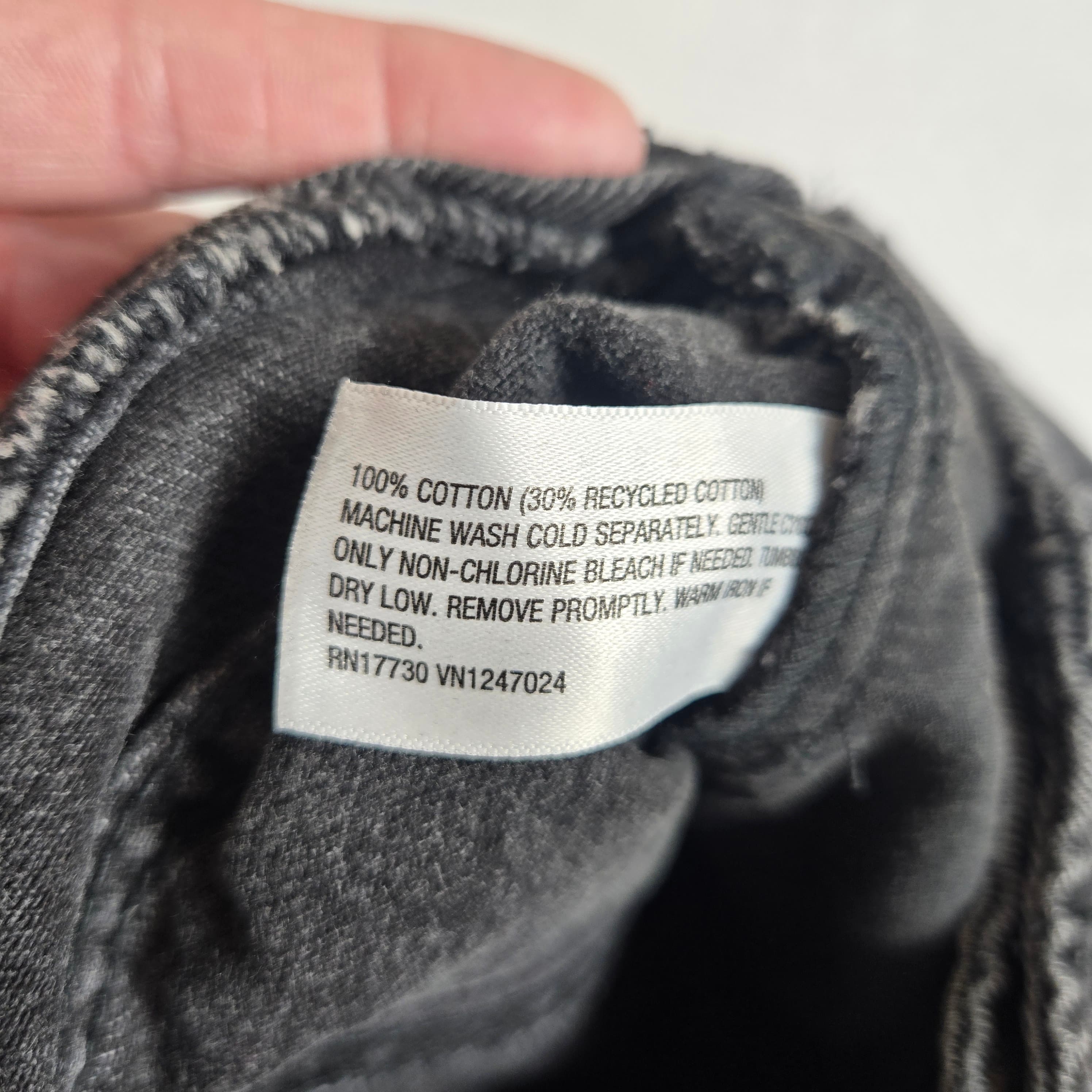 Future Collective Black Denim Barrel Jeans size 6 - Thumbnail 5