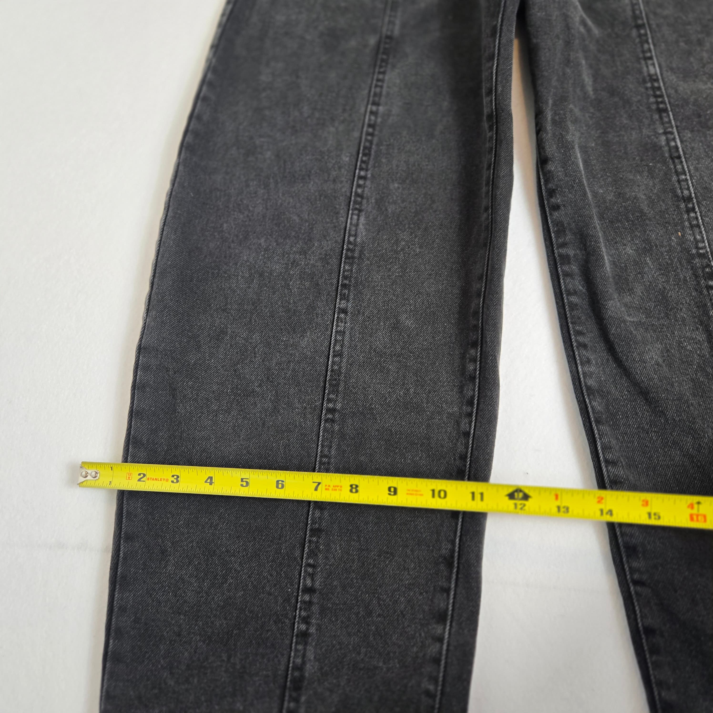 Future Collective Black Denim Barrel Jeans size 6 - Thumbnail 9