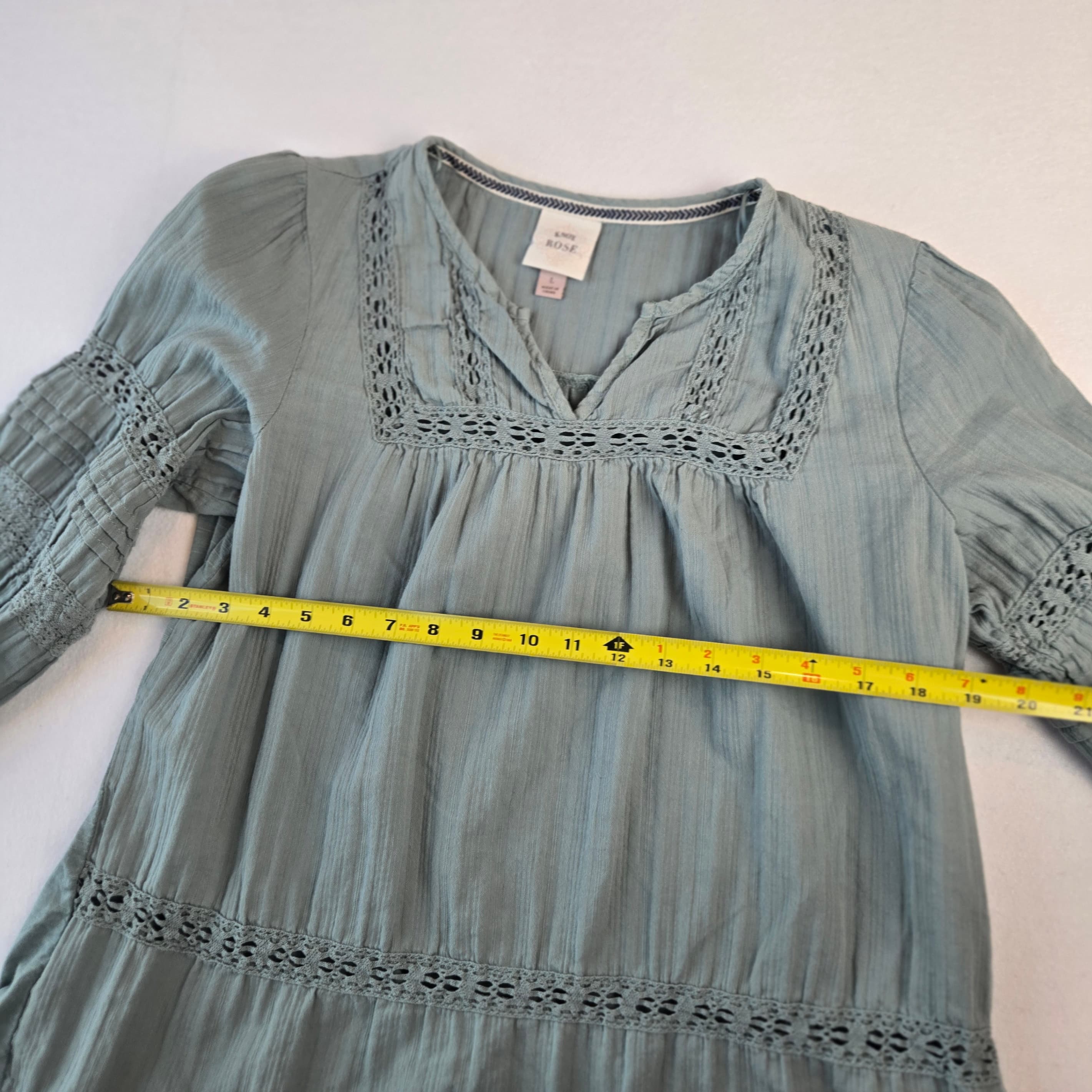 Knox Rose Women's Boho Top Size L - Thumbnail 3