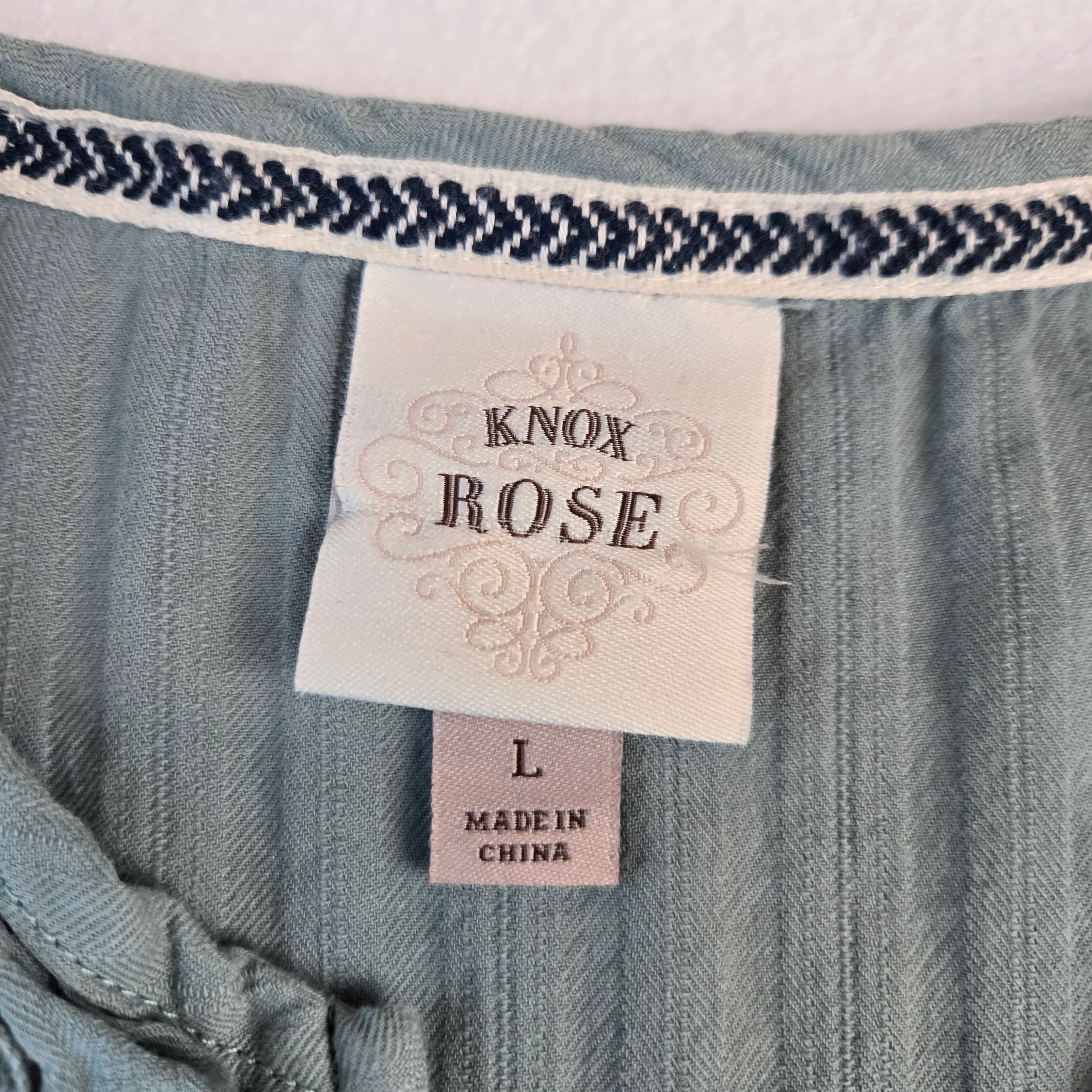 Knox Rose Women's Boho Top Size L - Thumbnail 6