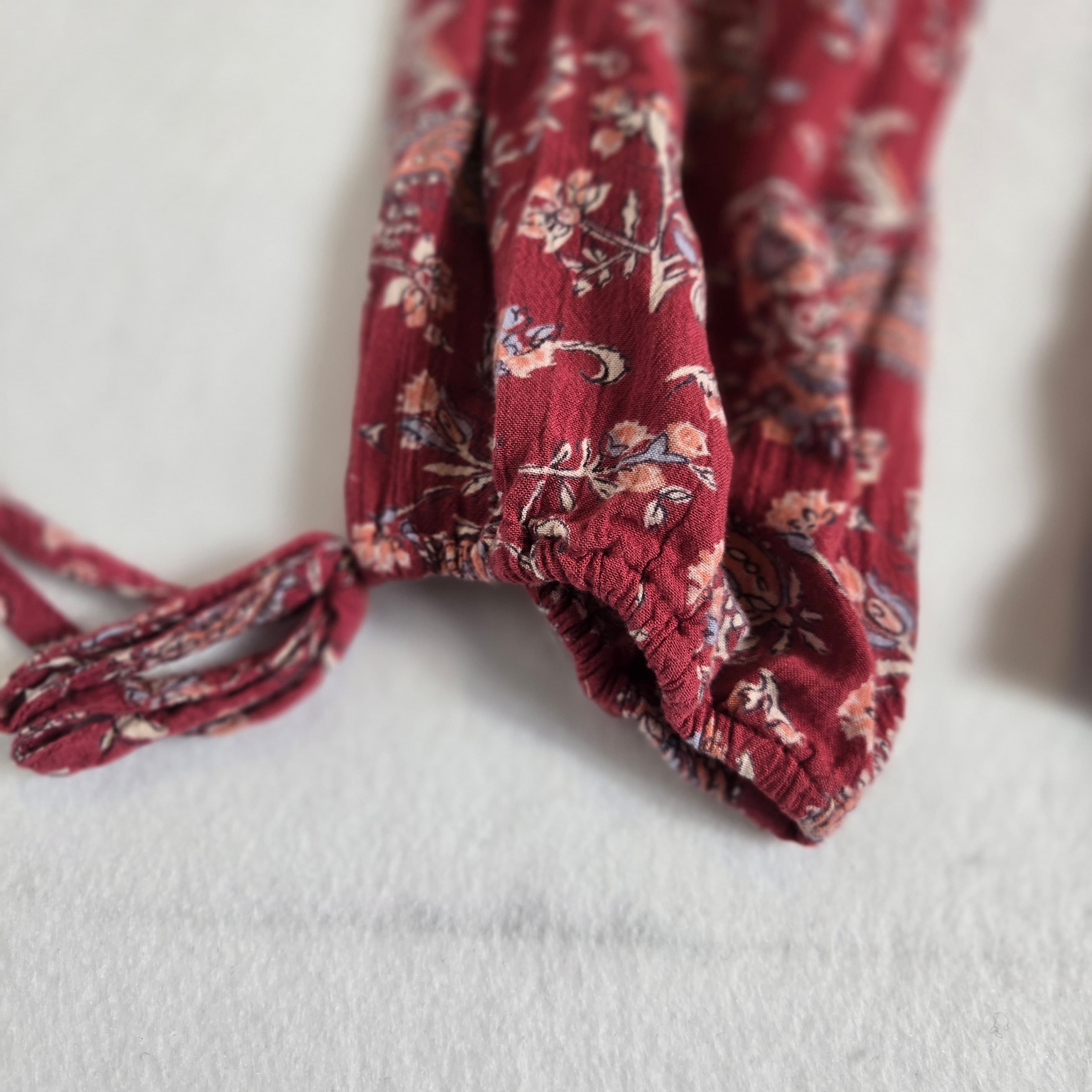 Abercrombie and Fitch  Boho Off-Shoulder Floral Blouse - Thumbnail 3