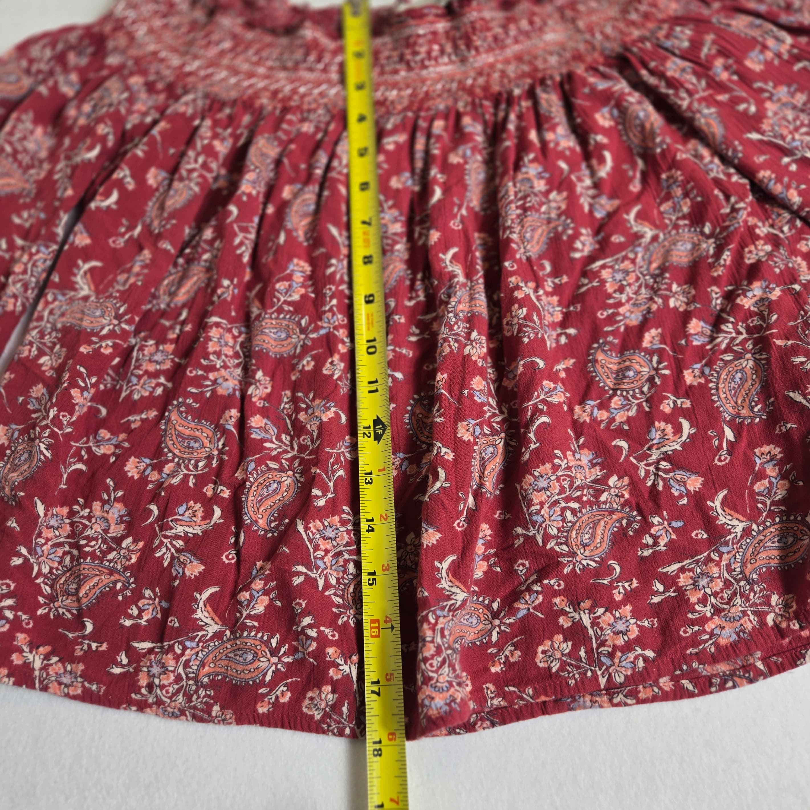 Abercrombie and Fitch  Boho Off-Shoulder Floral Blouse - Thumbnail 4