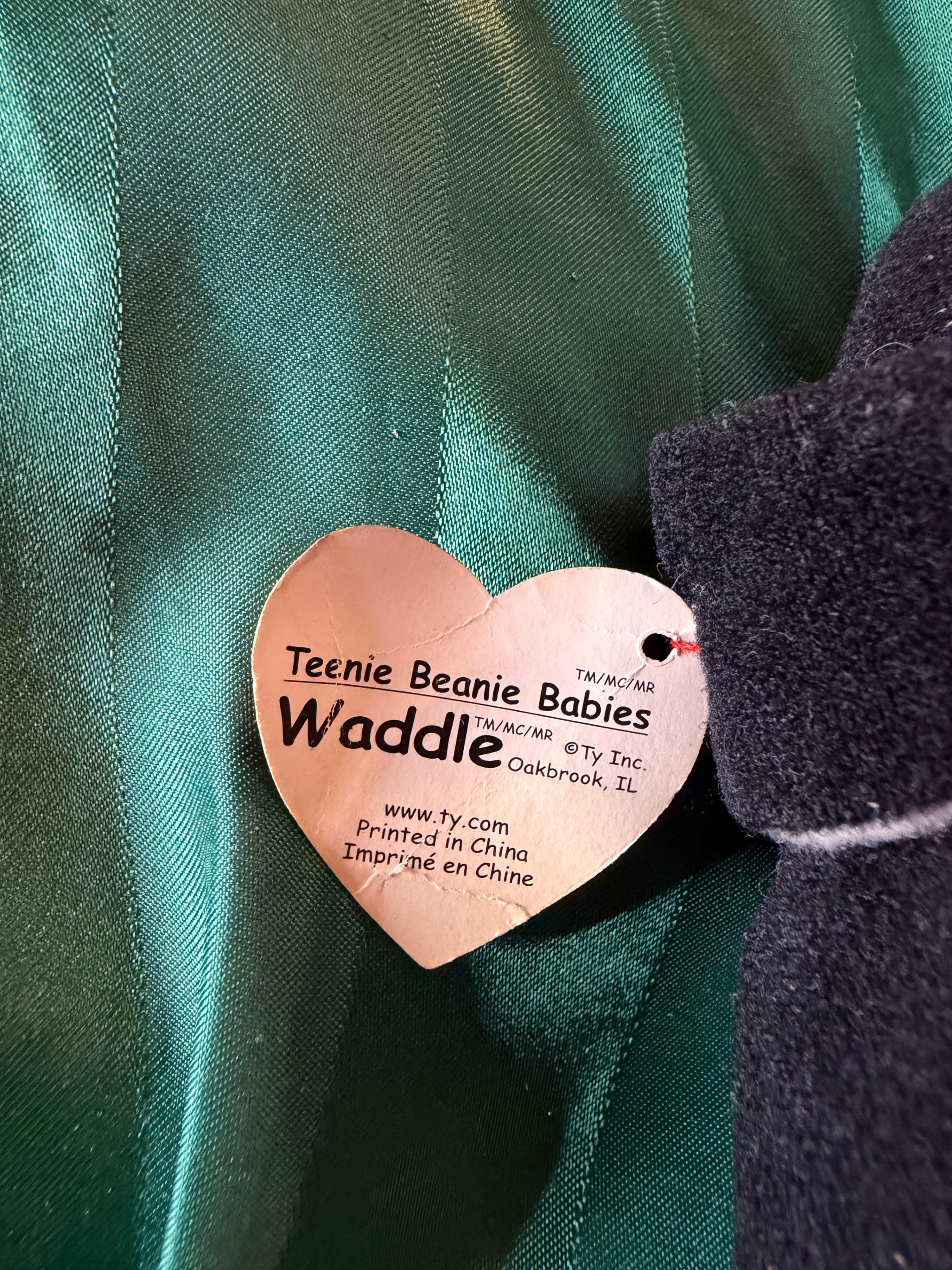 Ty Teenie Beanie Babies Waddle Penguin Plush - Thumbnail 4